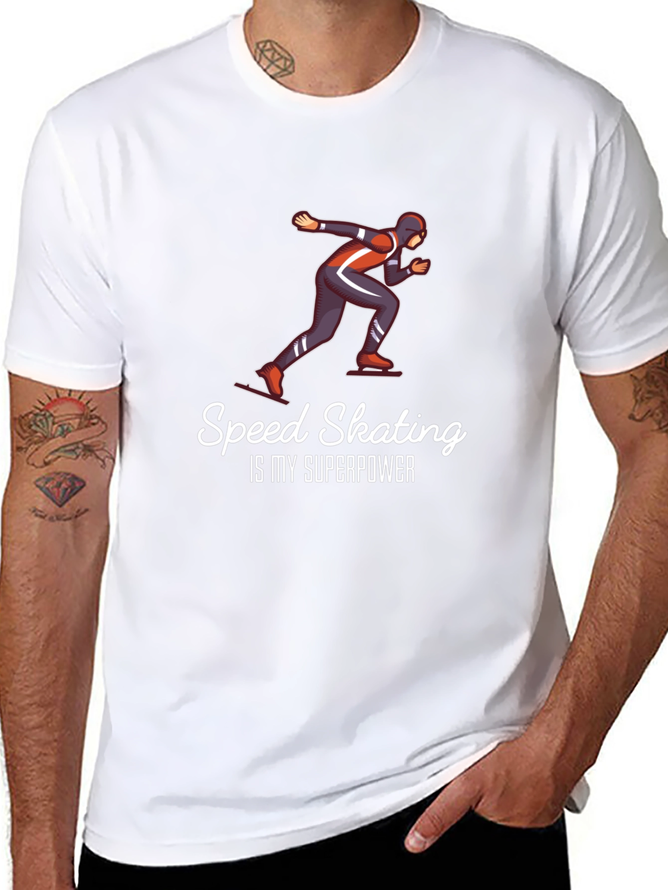 Speed Skating is My Superpower T-Shirt