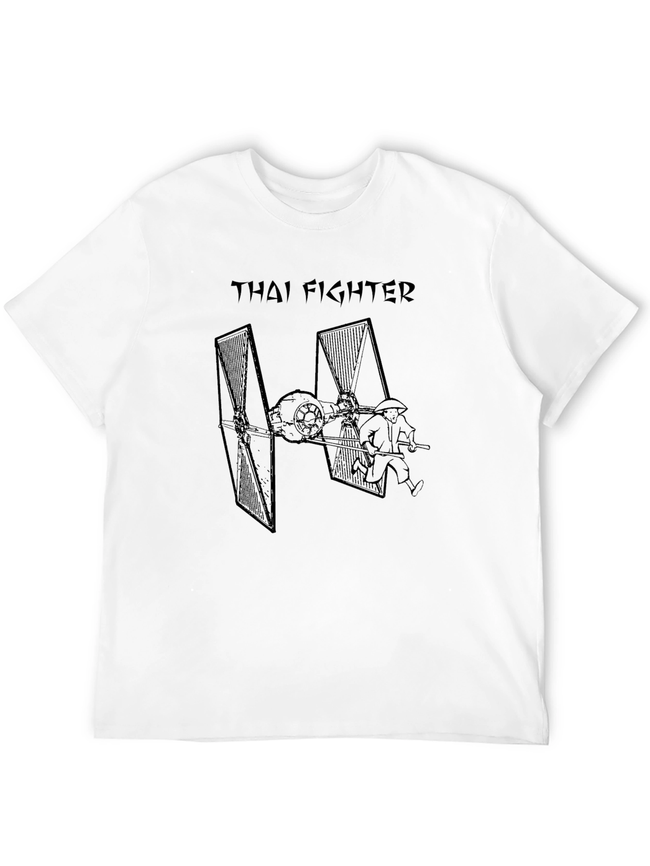 Thai Fighter Graphic Black T-Shirt