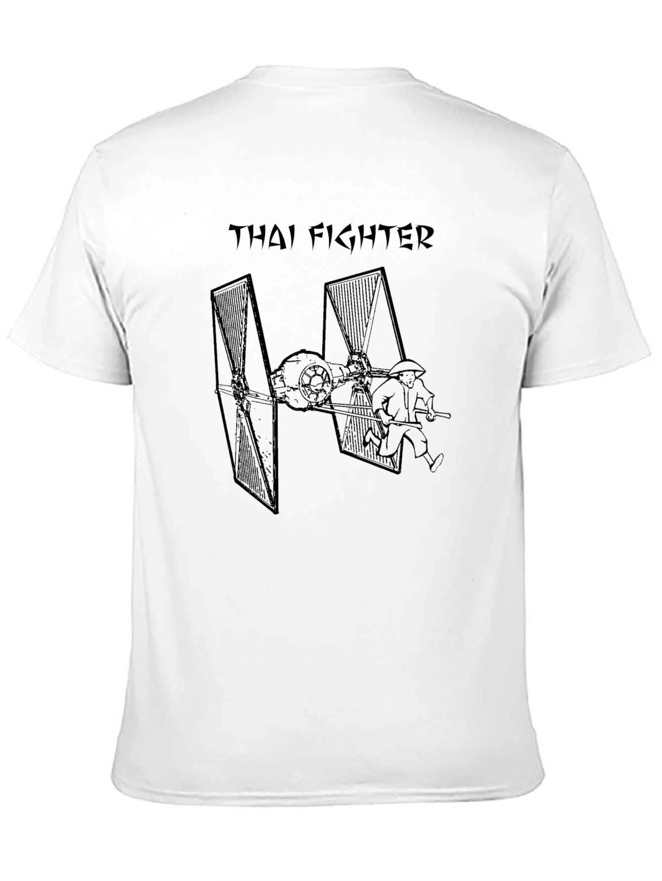 Thai Fighter Graphic Black T-Shirt