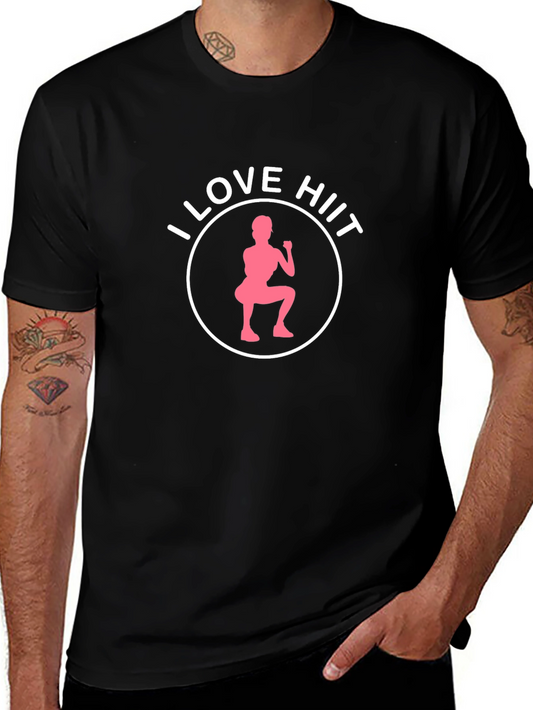 I Love HIIT T-Shirt - Workout Design