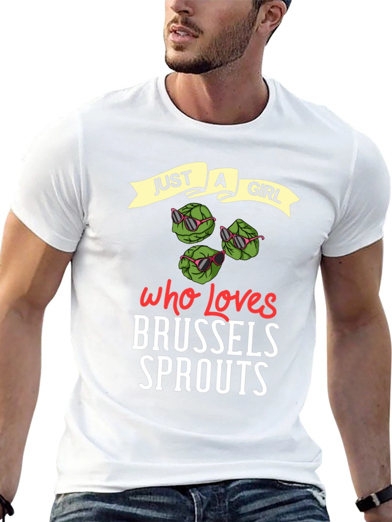 Just a Girl Who Loves Brussels Sprouts T-Shirt