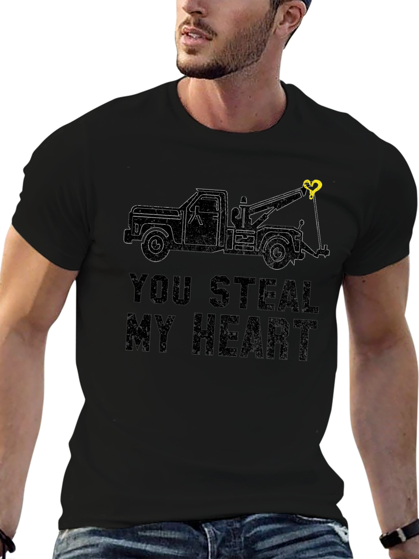 You Steal My Heart Tow Truck T-Shirt