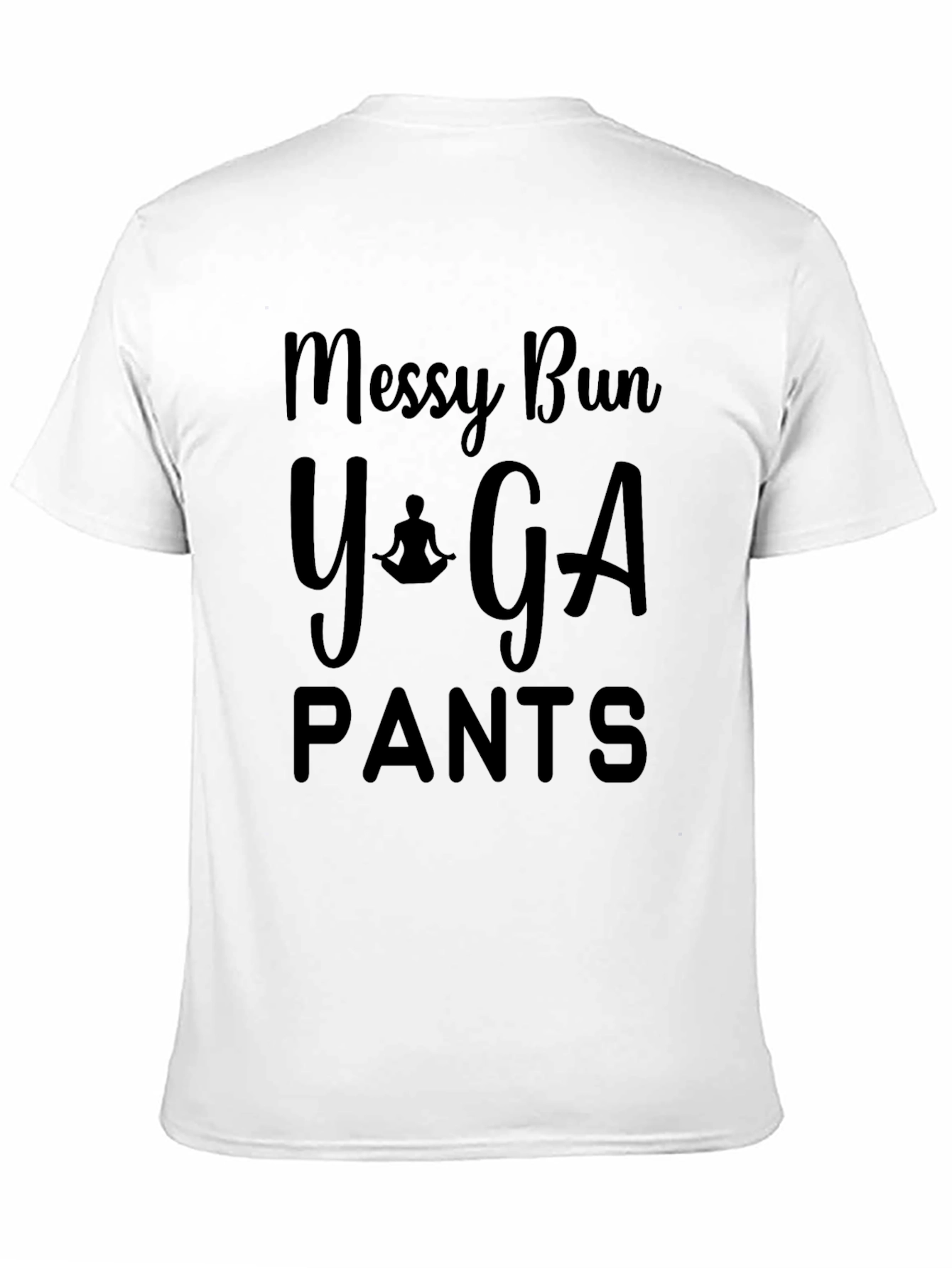 Messy Bun Yoga Pants T-Shirt