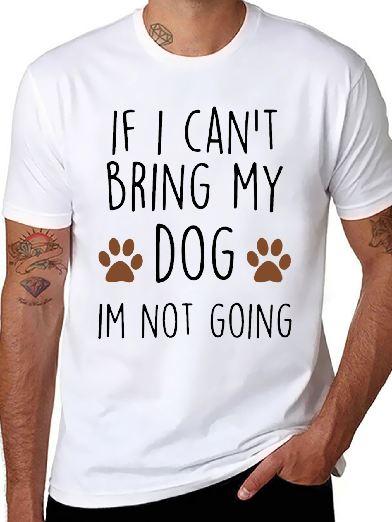 Dog Lover T-Shirt: If I Cant Bring My Dog