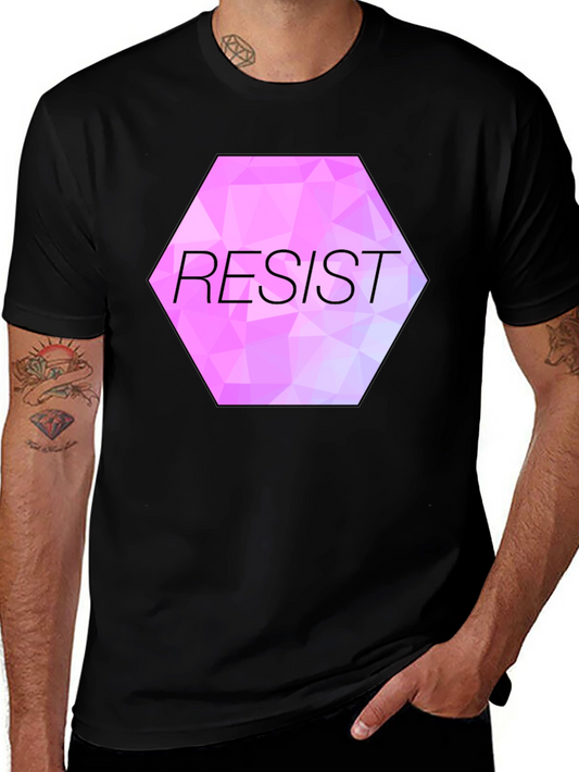 Resist Graphic Tee - Black Unisex T-Shirt