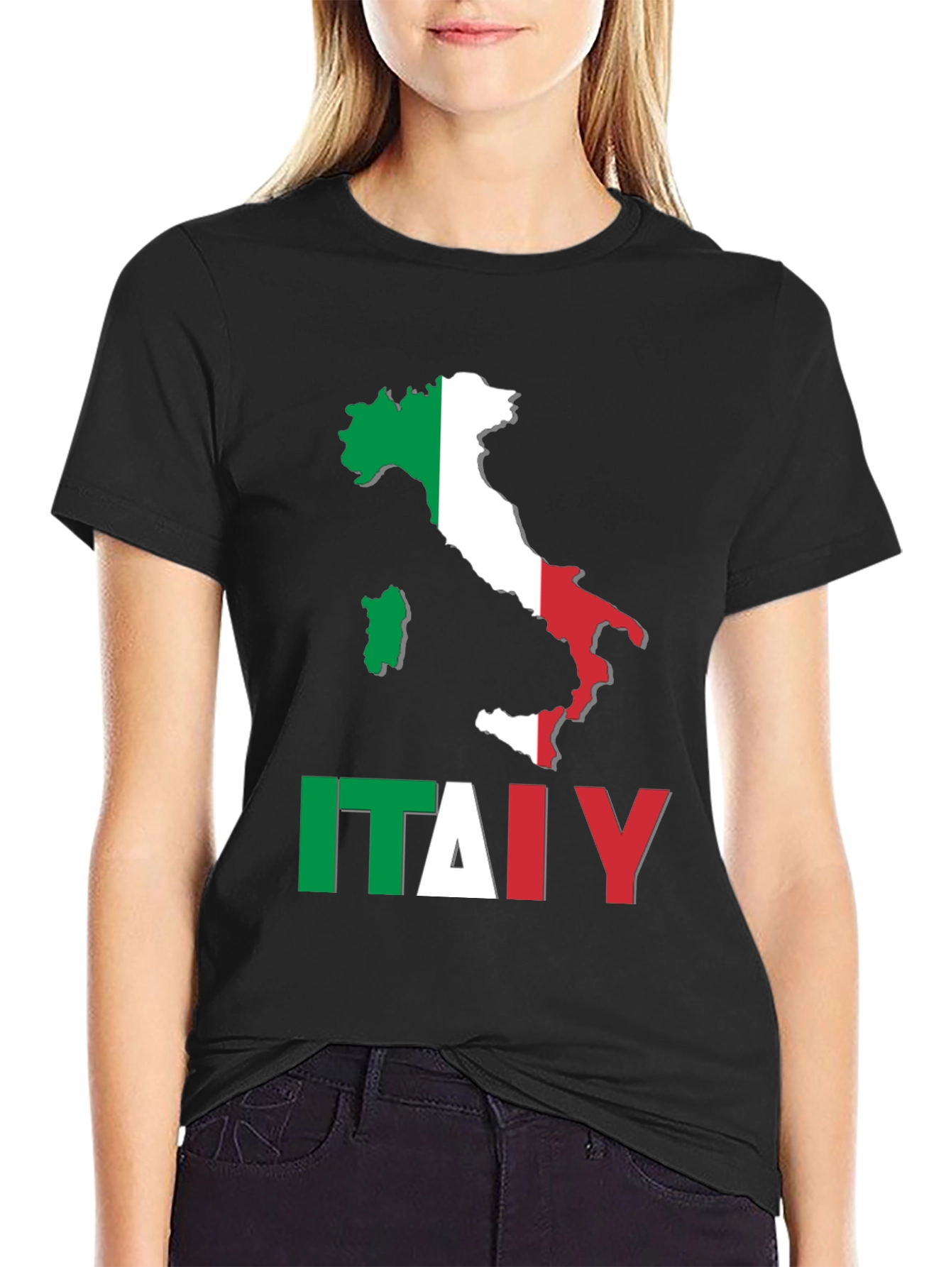 Italy Map Flag T-Shirt - Italian Pride