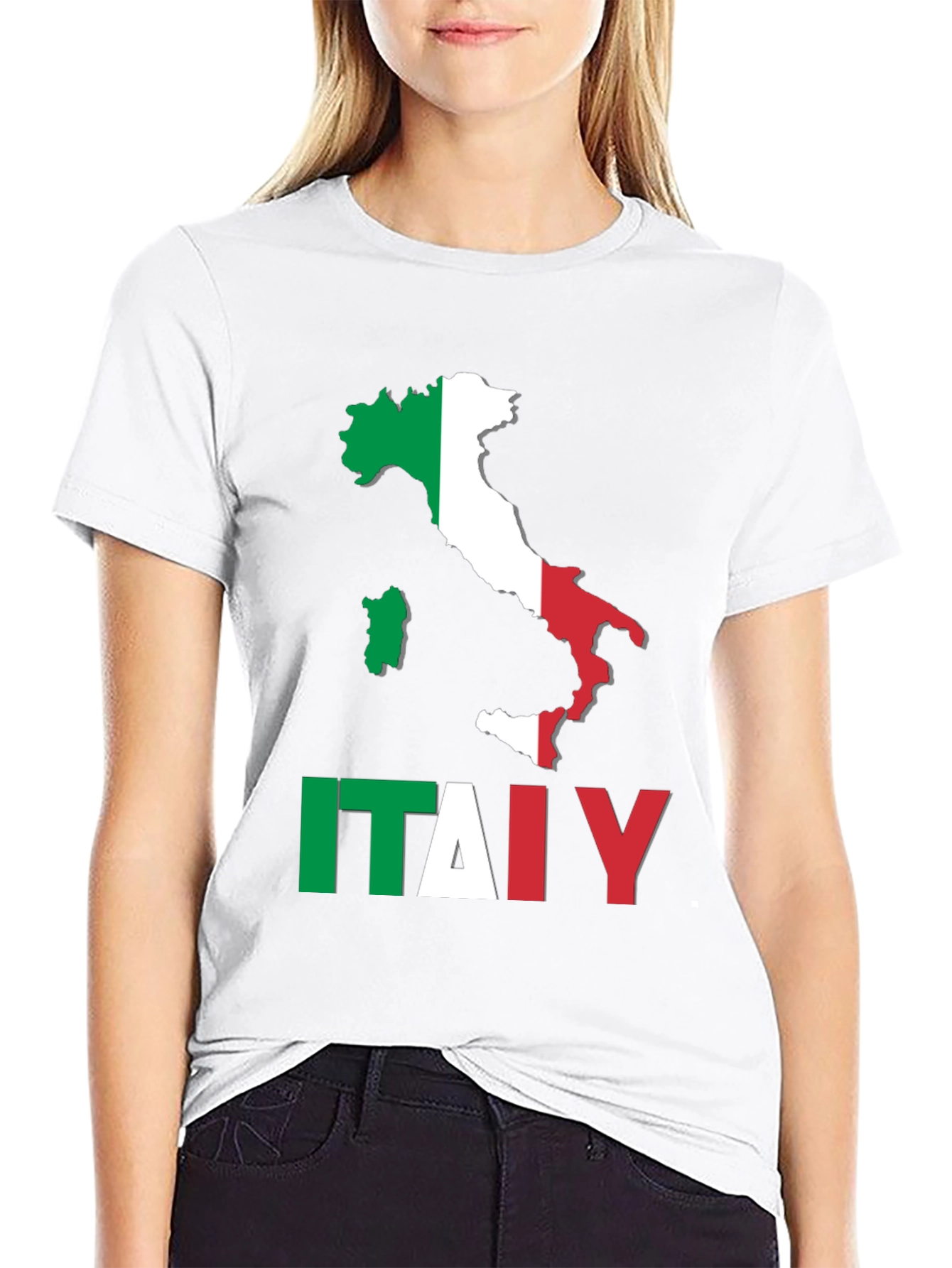 Italy Map Flag T-Shirt - Italian Pride