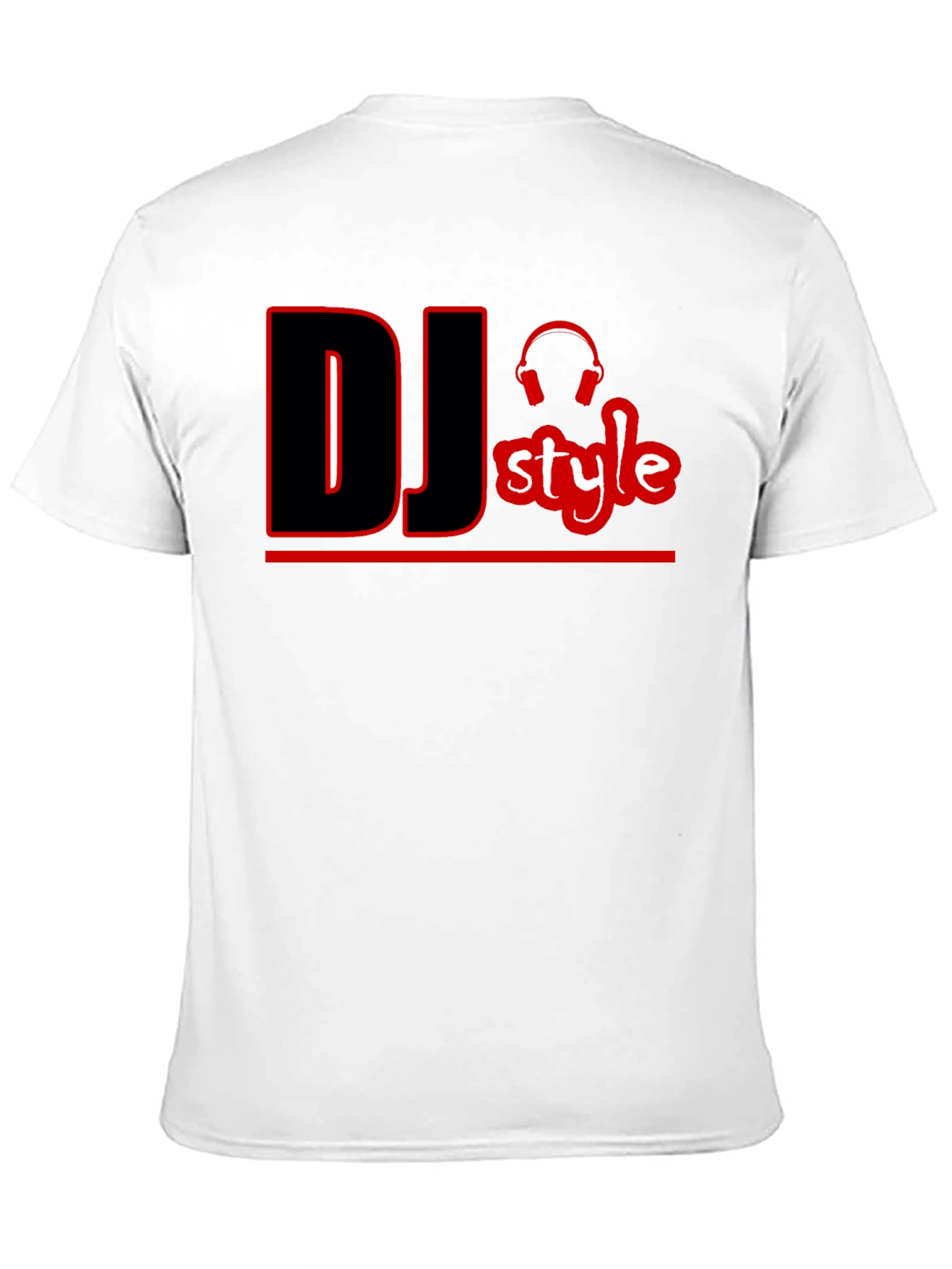 DJ Style Graphic T-Shirt - Black