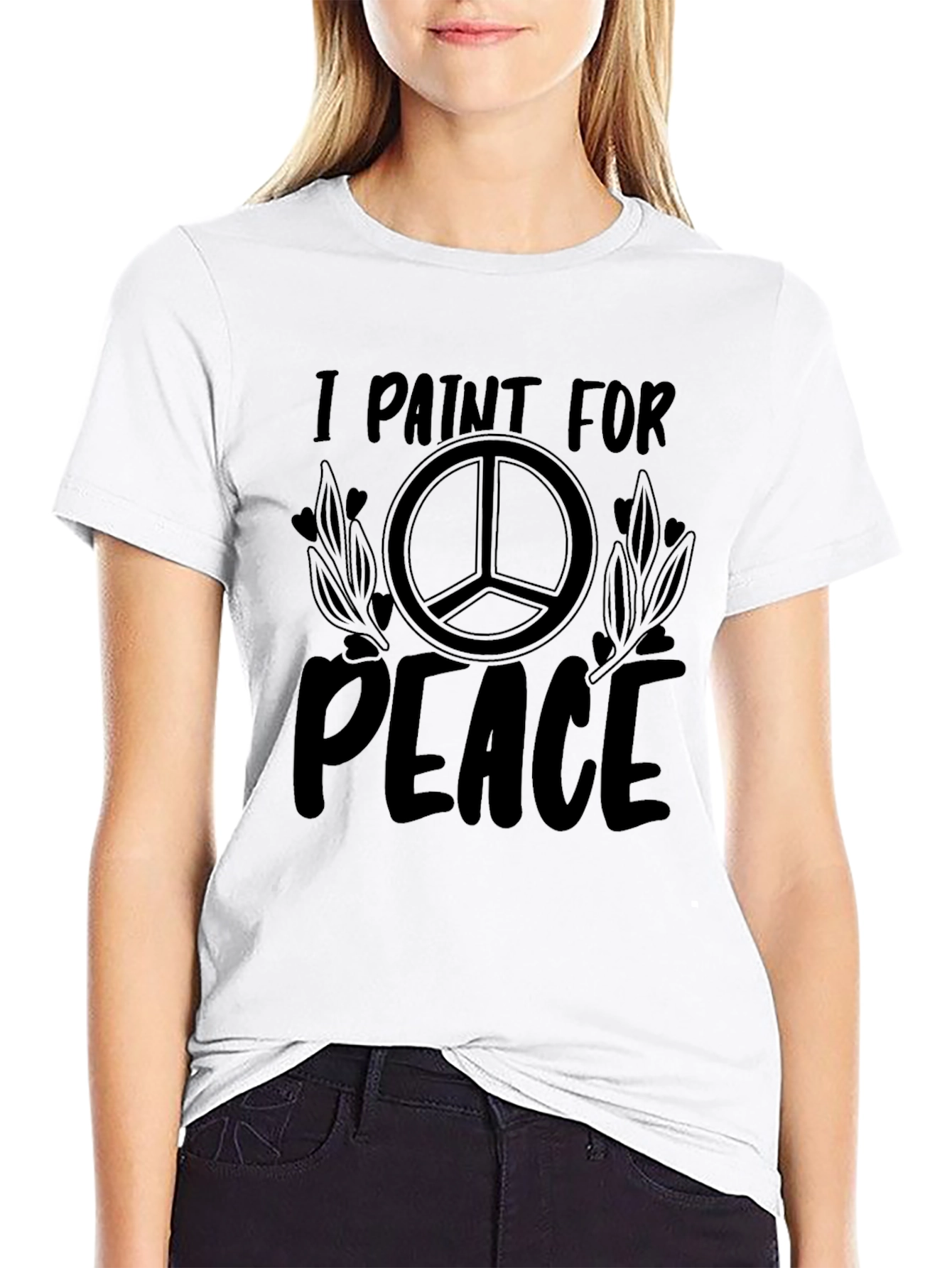 I Paint for Peace Graphic T-Shirt