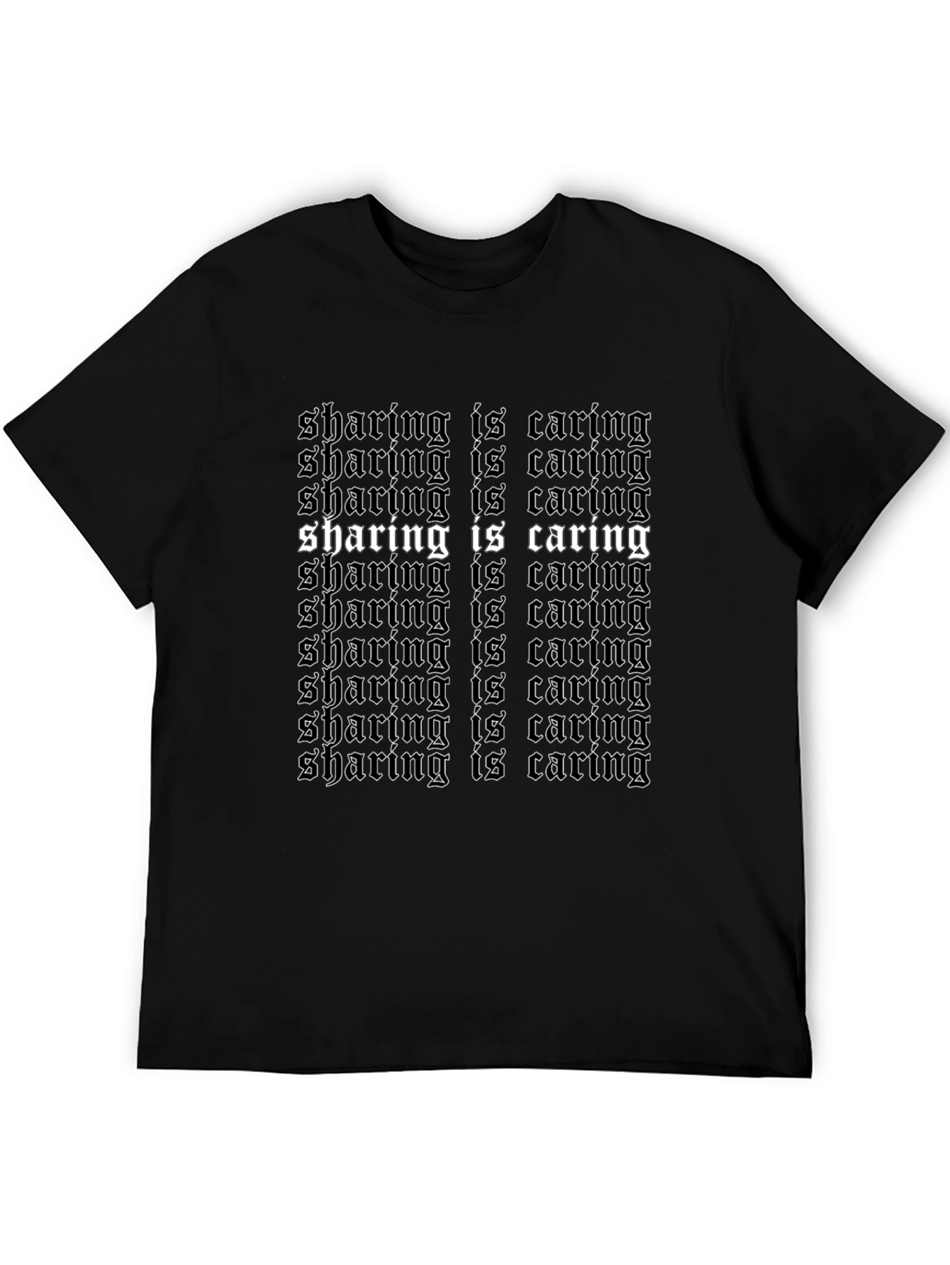 Sharing is Caring Graphic T-Shirt