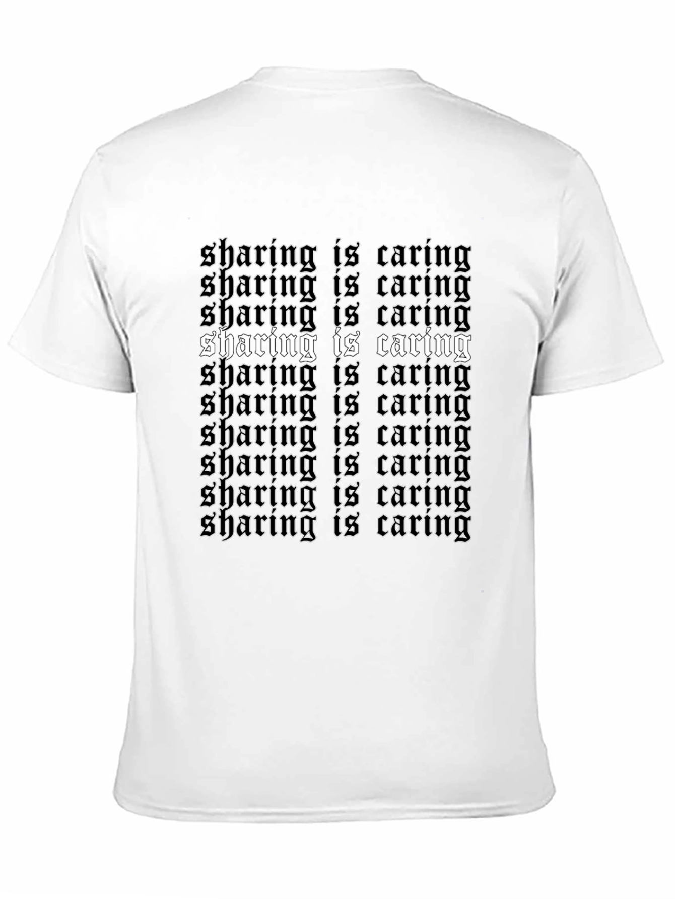 Sharing is Caring Graphic T-Shirt