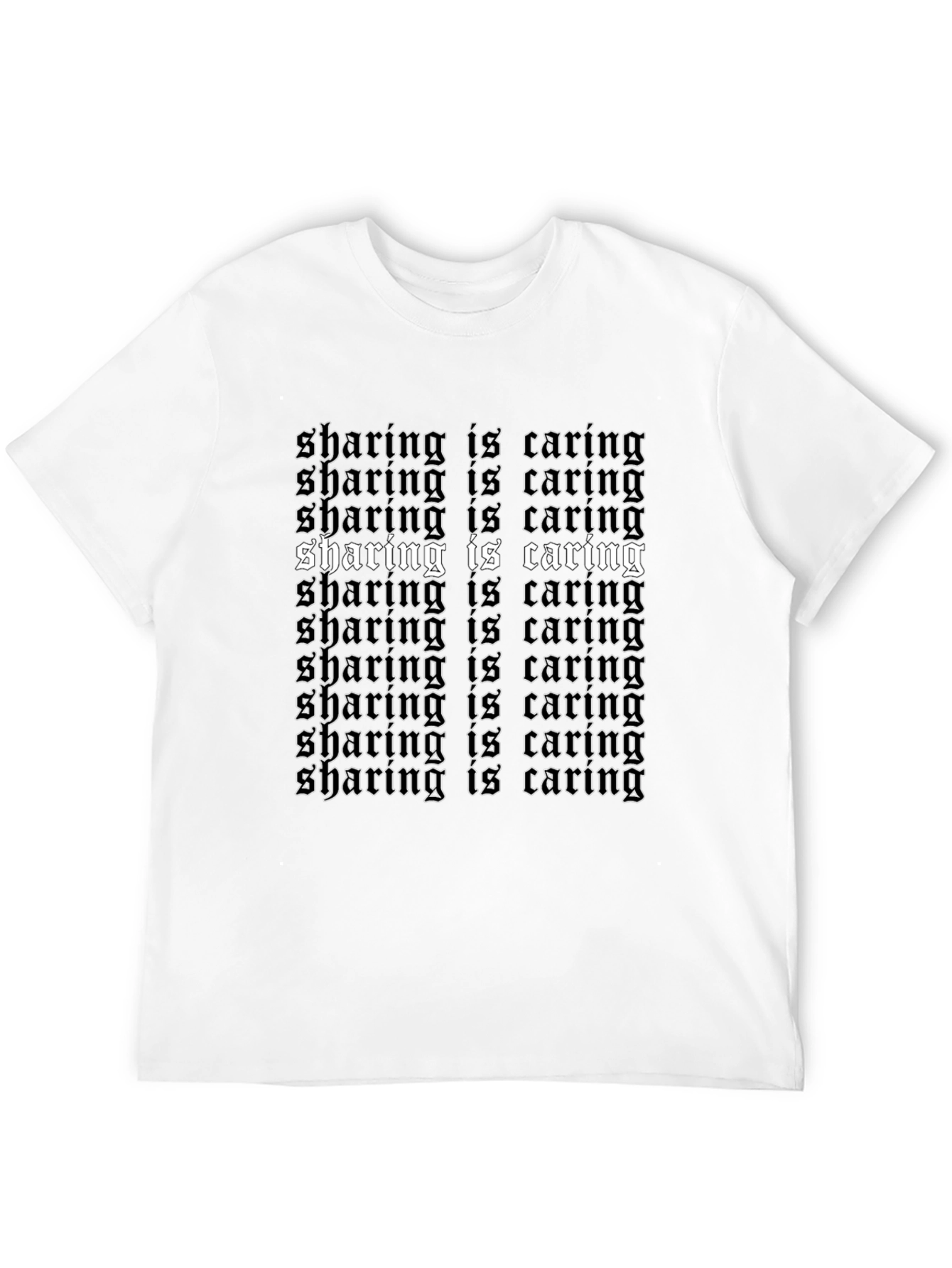 Sharing is Caring Graphic T-Shirt