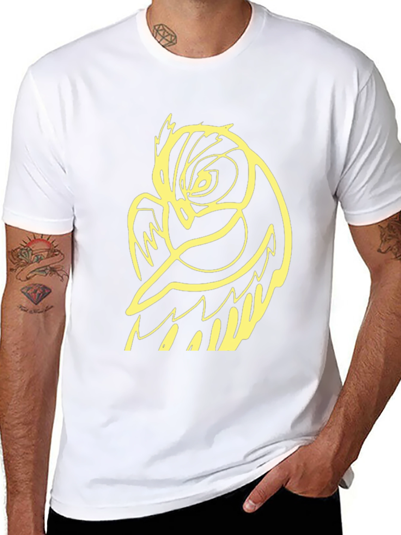 Cool Owl Graphic Black T-Shirt