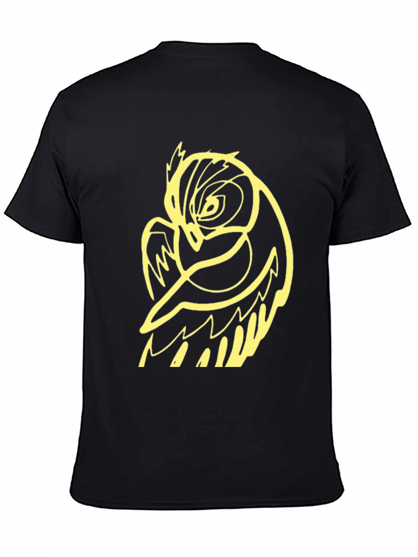 Cool Owl Graphic Black T-Shirt