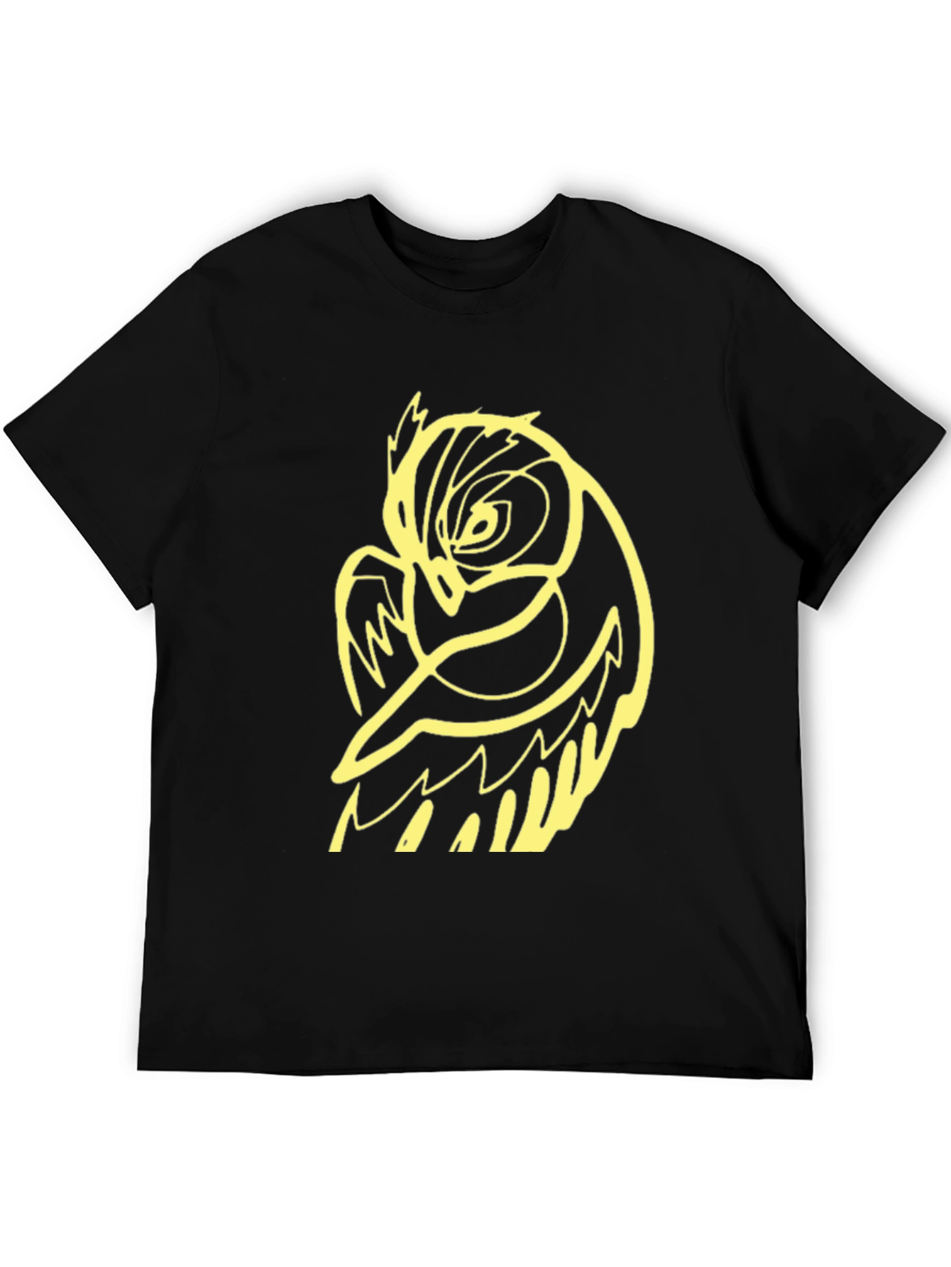 Cool Owl Graphic Black T-Shirt