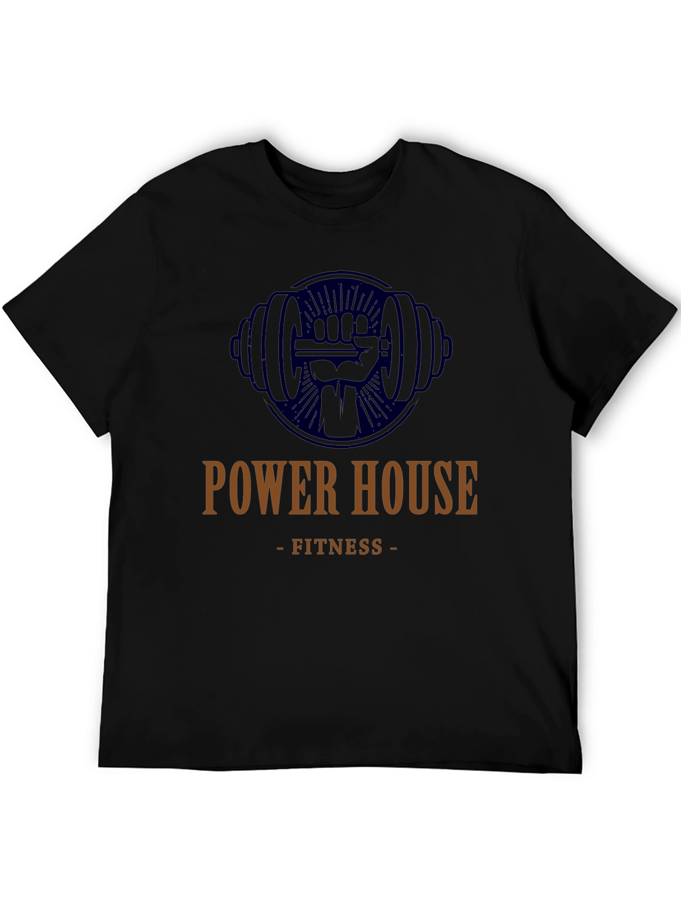 Power House Fitness Black Graphic Tee