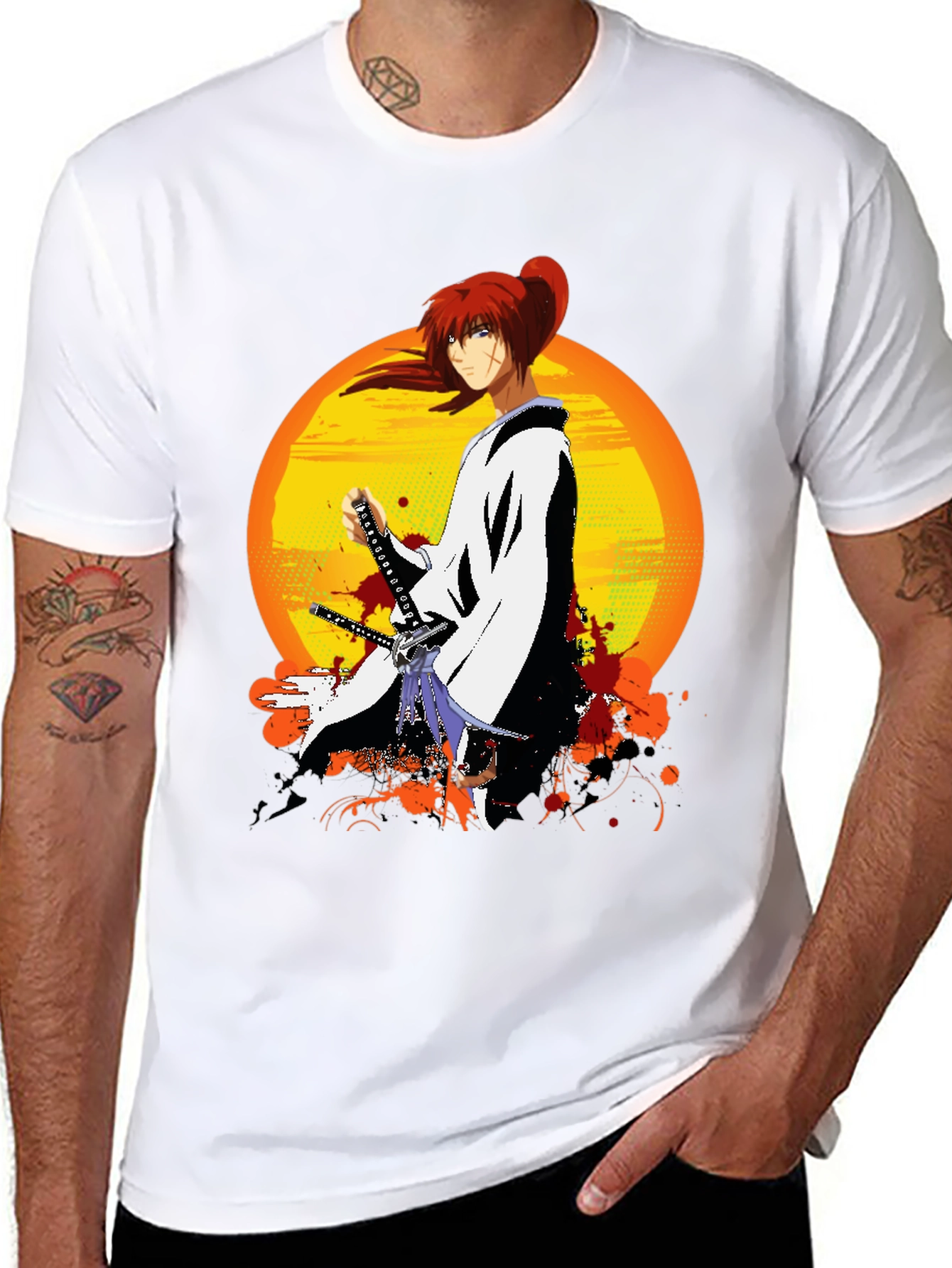 Anime Samurai T-Shirt