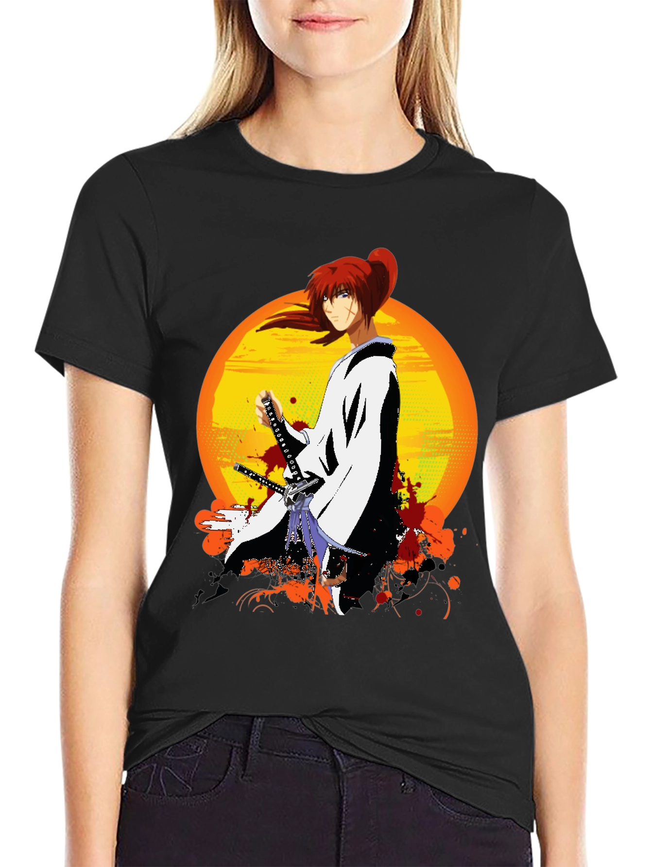 Anime Samurai T-Shirt