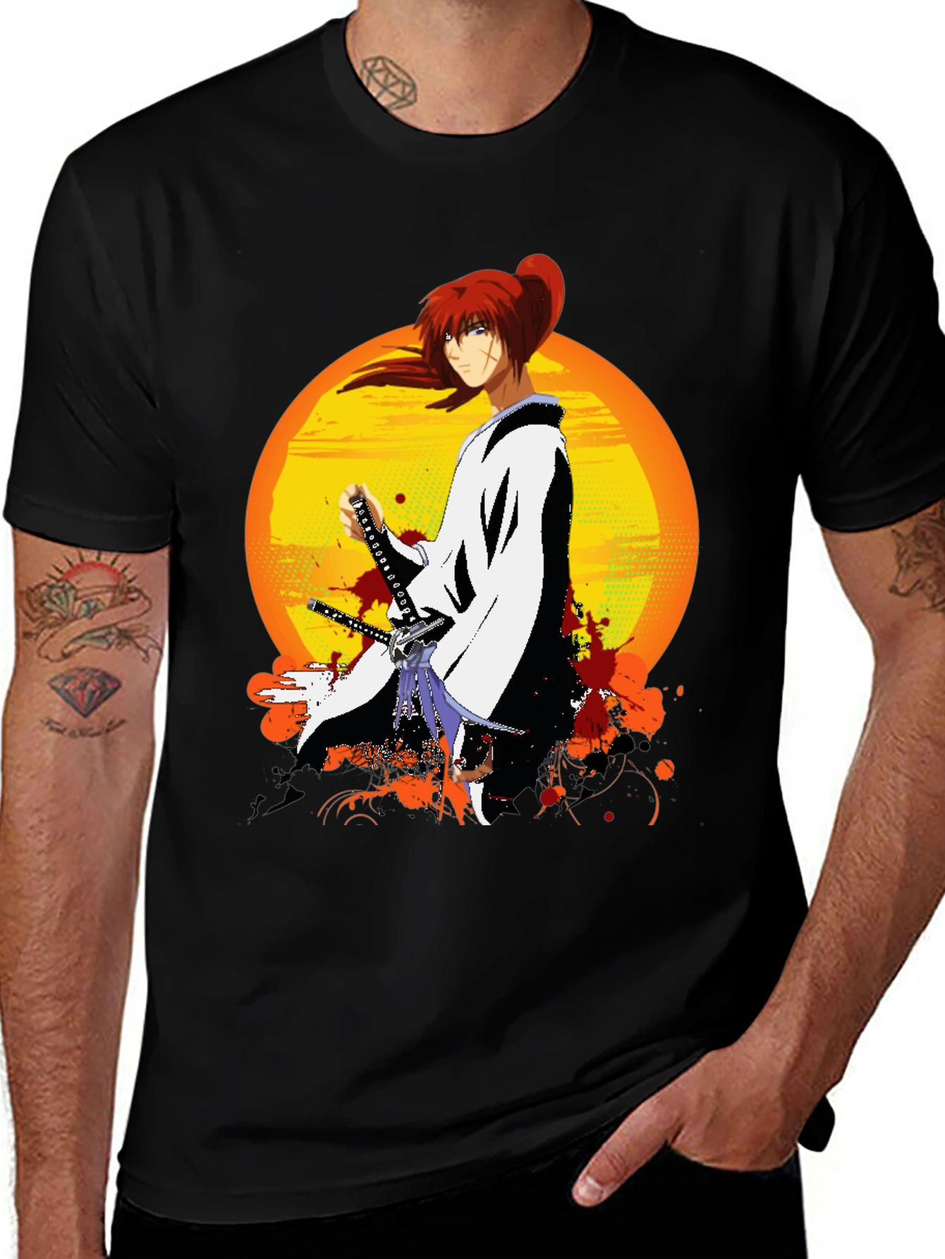 Anime Samurai T-Shirt