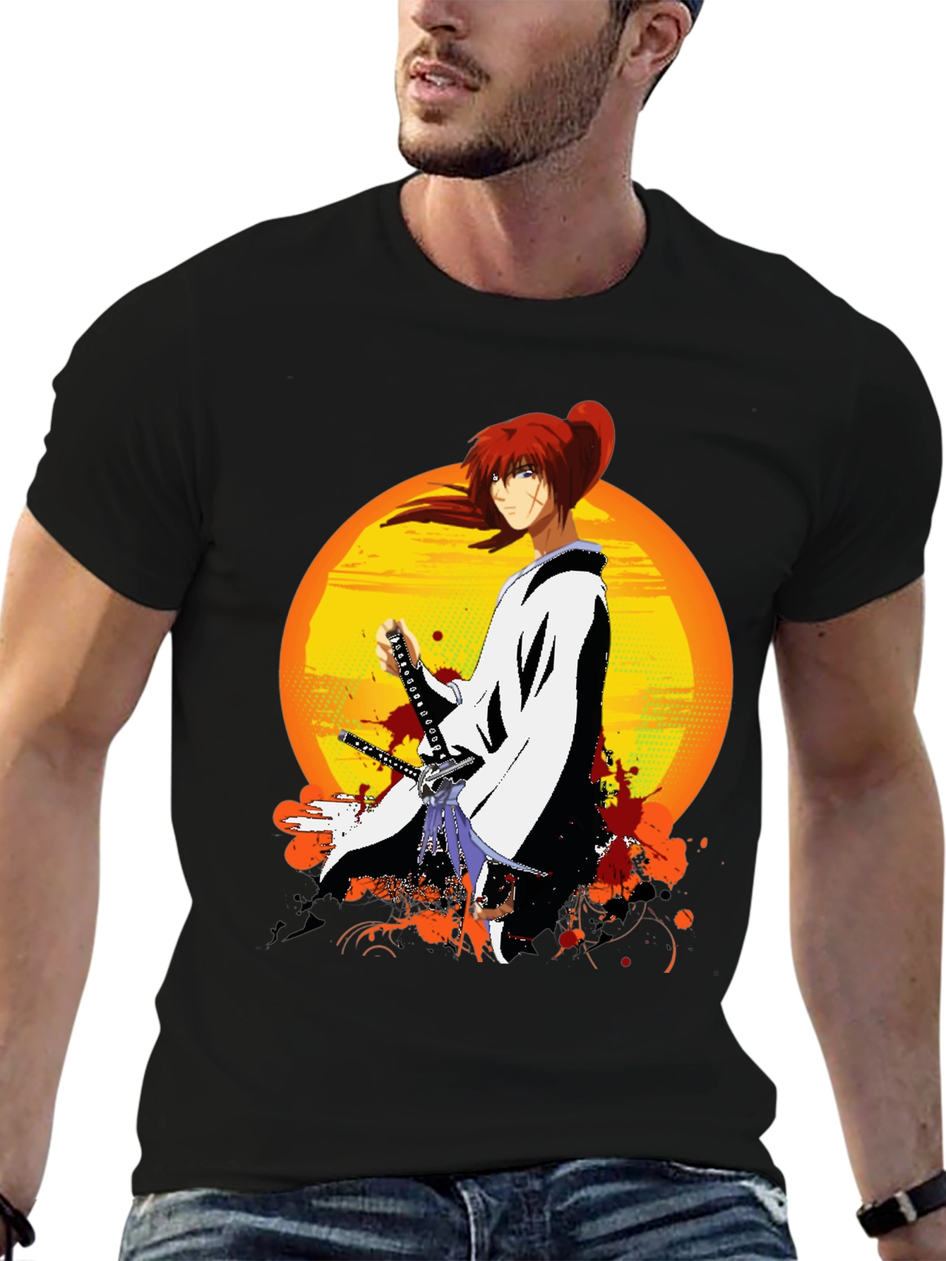 Anime Samurai T-Shirt