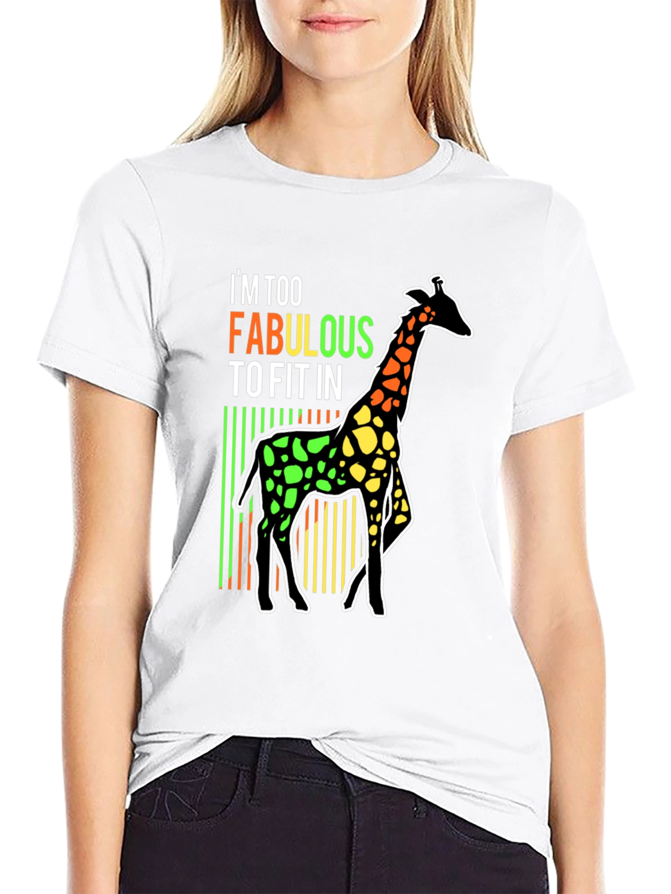 Fabulous Giraffe T-Shirt - Unique Design