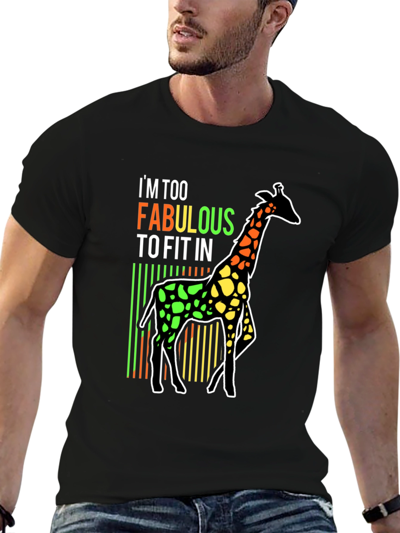 Fabulous Giraffe T-Shirt - Unique Design
