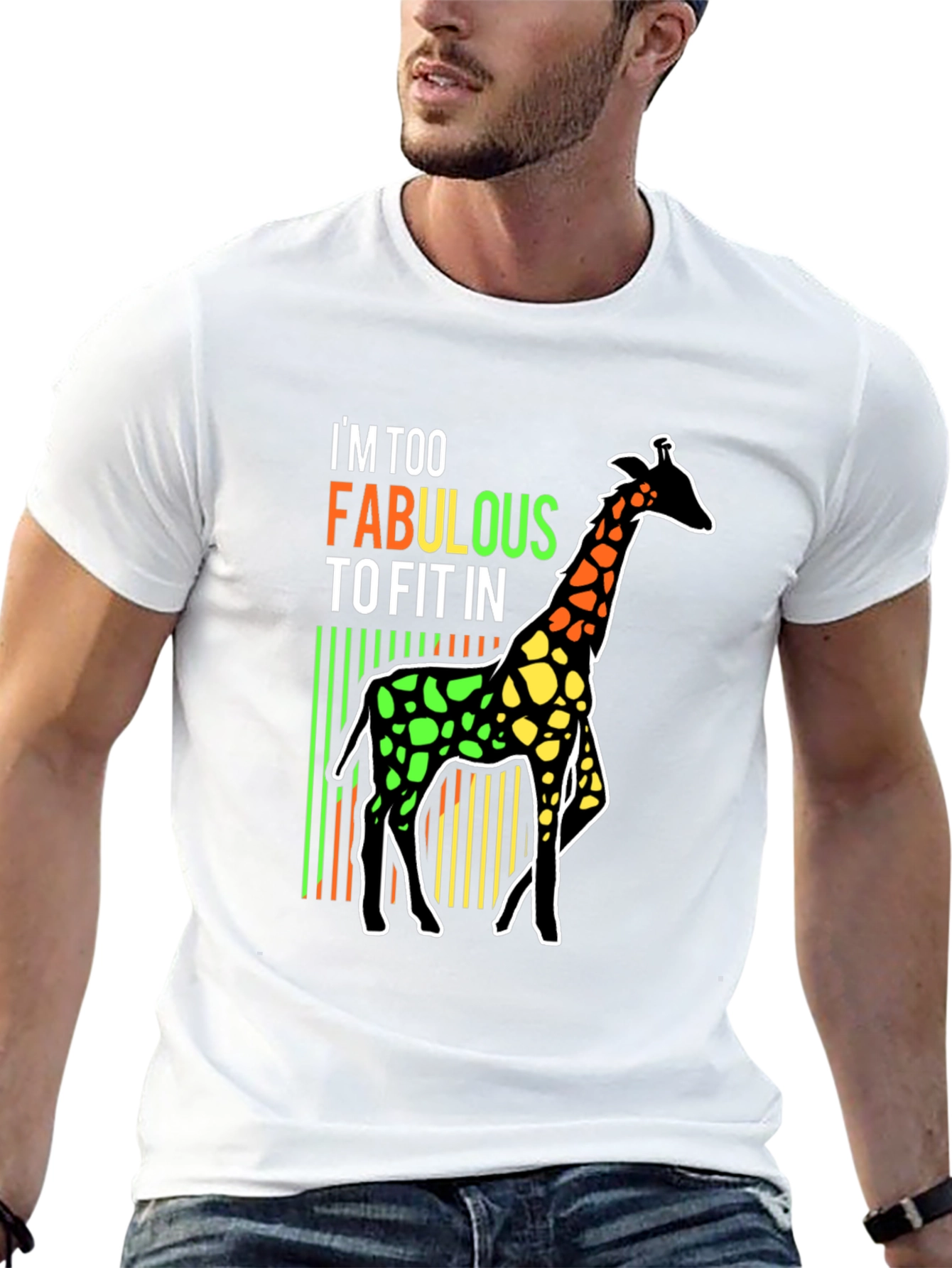 Fabulous Giraffe T-Shirt - Unique Design