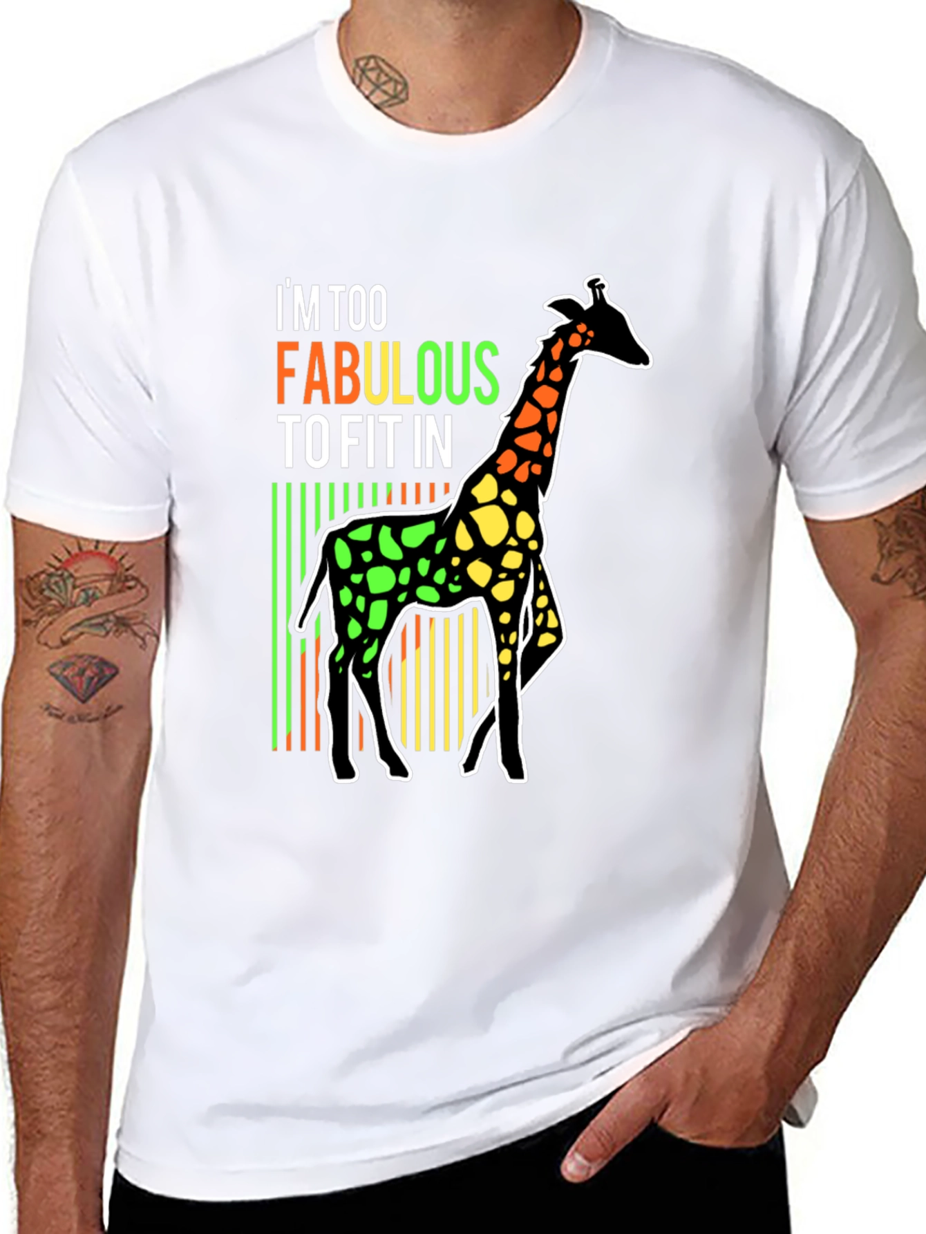 Fabulous Giraffe T-Shirt - Unique Design