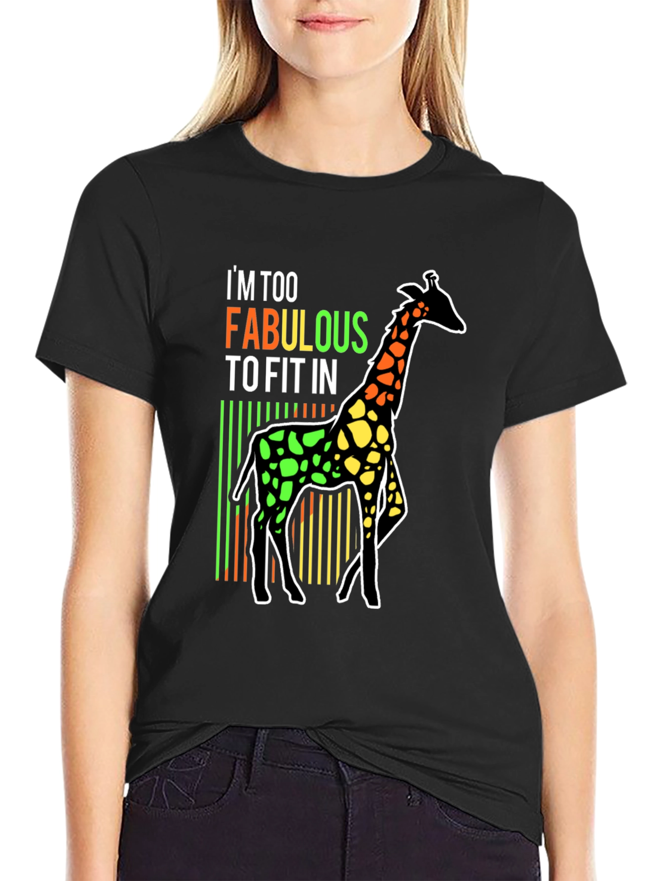 Fabulous Giraffe T-Shirt - Unique Design