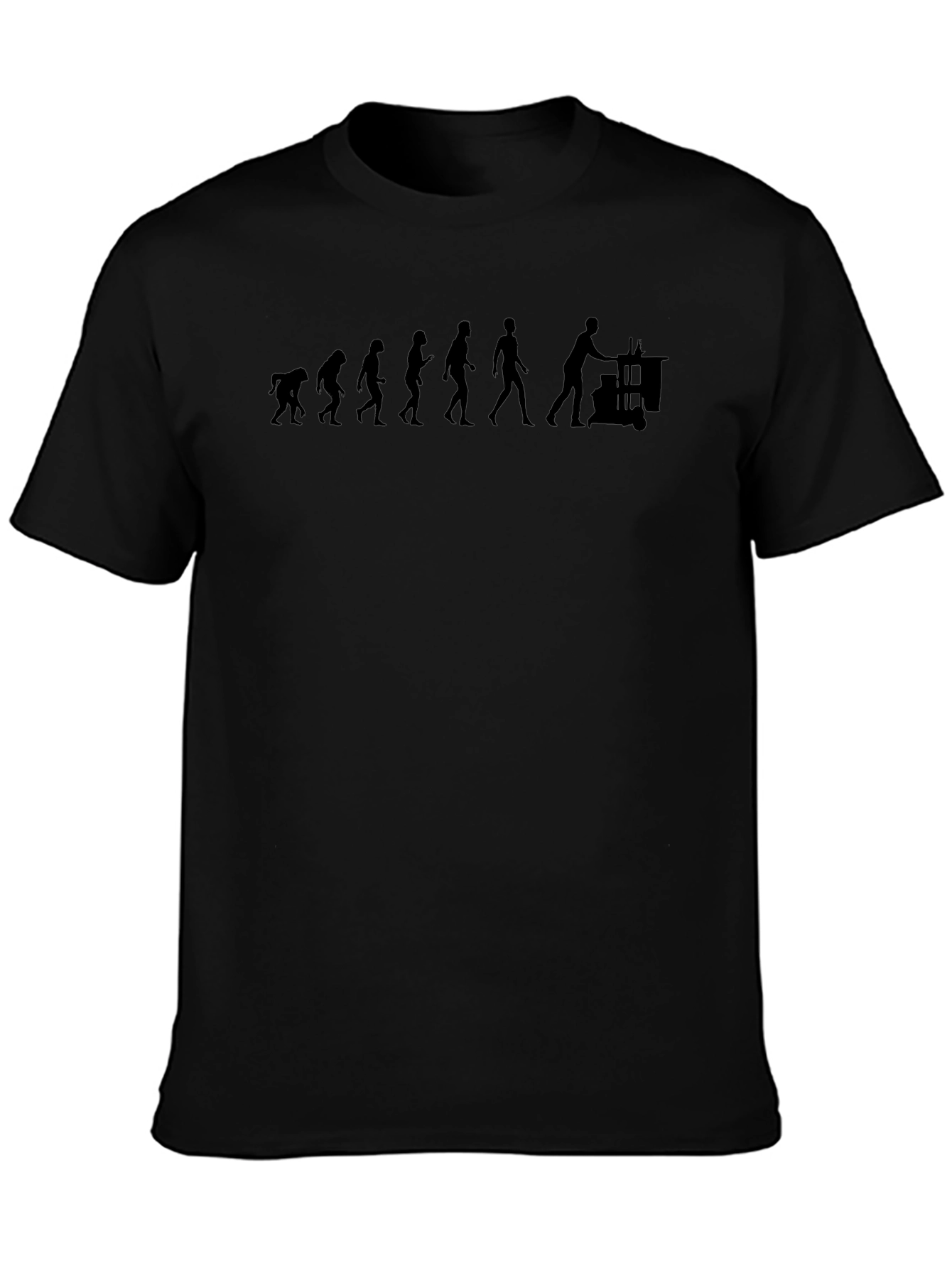 Evolution of the Bartender T-Shirt - Black