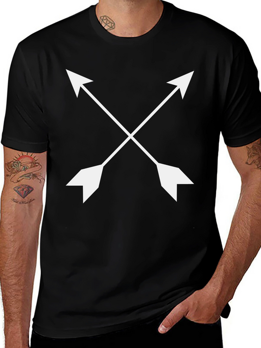 Crossed Arrows Graphic Tee - Stylish Casual Comfort