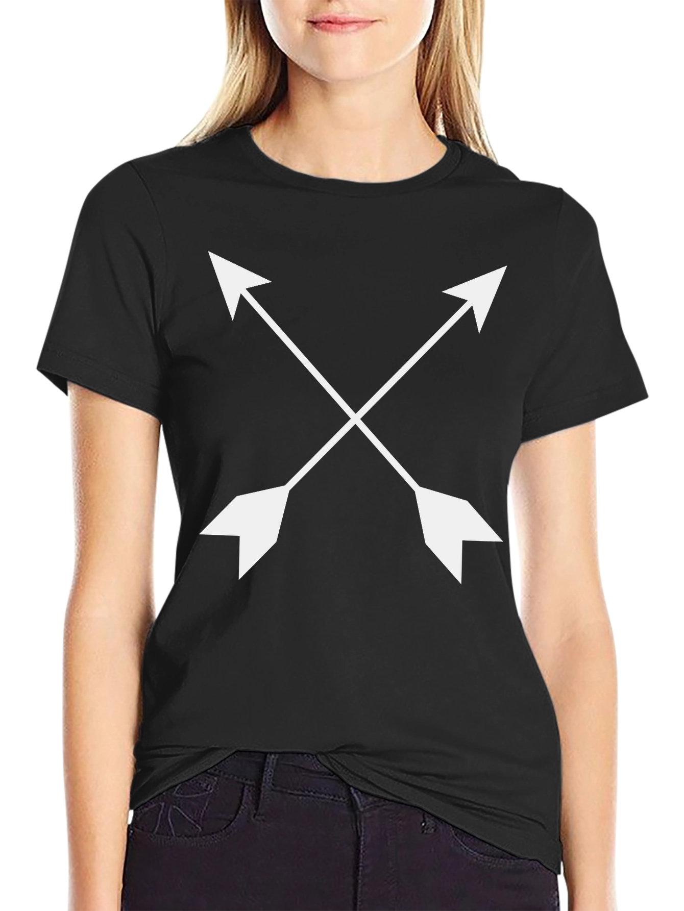 Crossed Arrows Graphic Tee - Stylish Casual Comfort