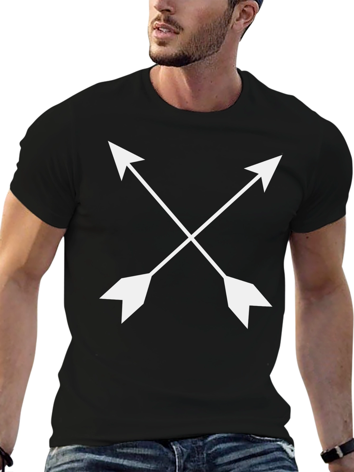 Crossed Arrows Graphic Tee - Stylish Casual Comfort