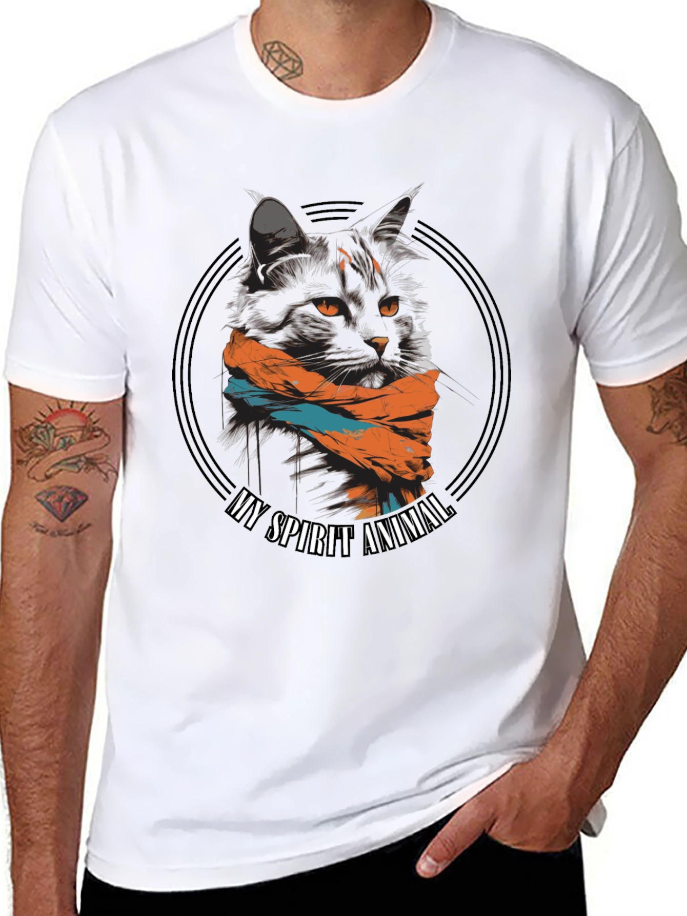 My Spirit Animal Cat Graphic T-Shirt