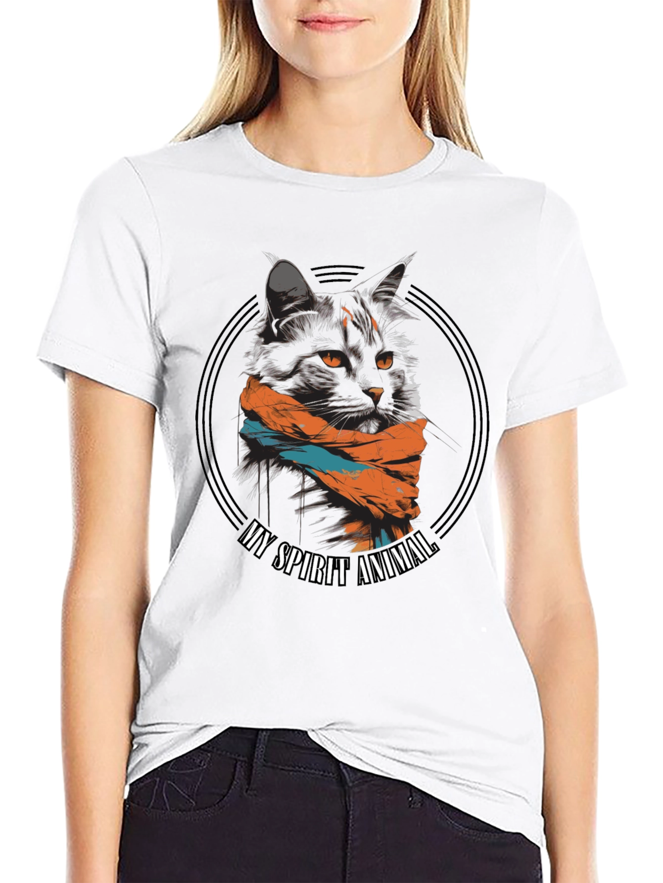 My Spirit Animal Cat Graphic T-Shirt