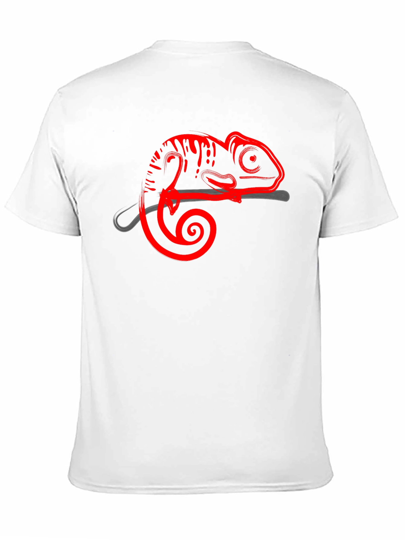Cool Chameleon Graphic Tee - Stylish Animal Print Shirt