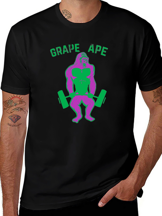 Grape Ape Gym T-Shirt - Funny Workout Shirt