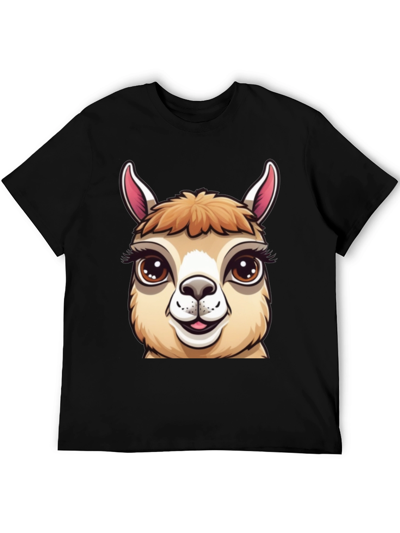 Llama Graphic Tee - Cute Animal T-Shirt