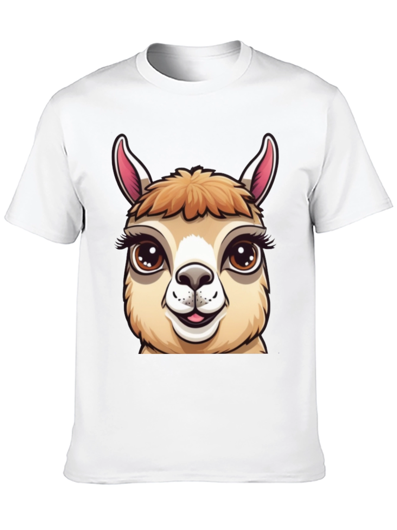 Llama Graphic Tee - Cute Animal T-Shirt
