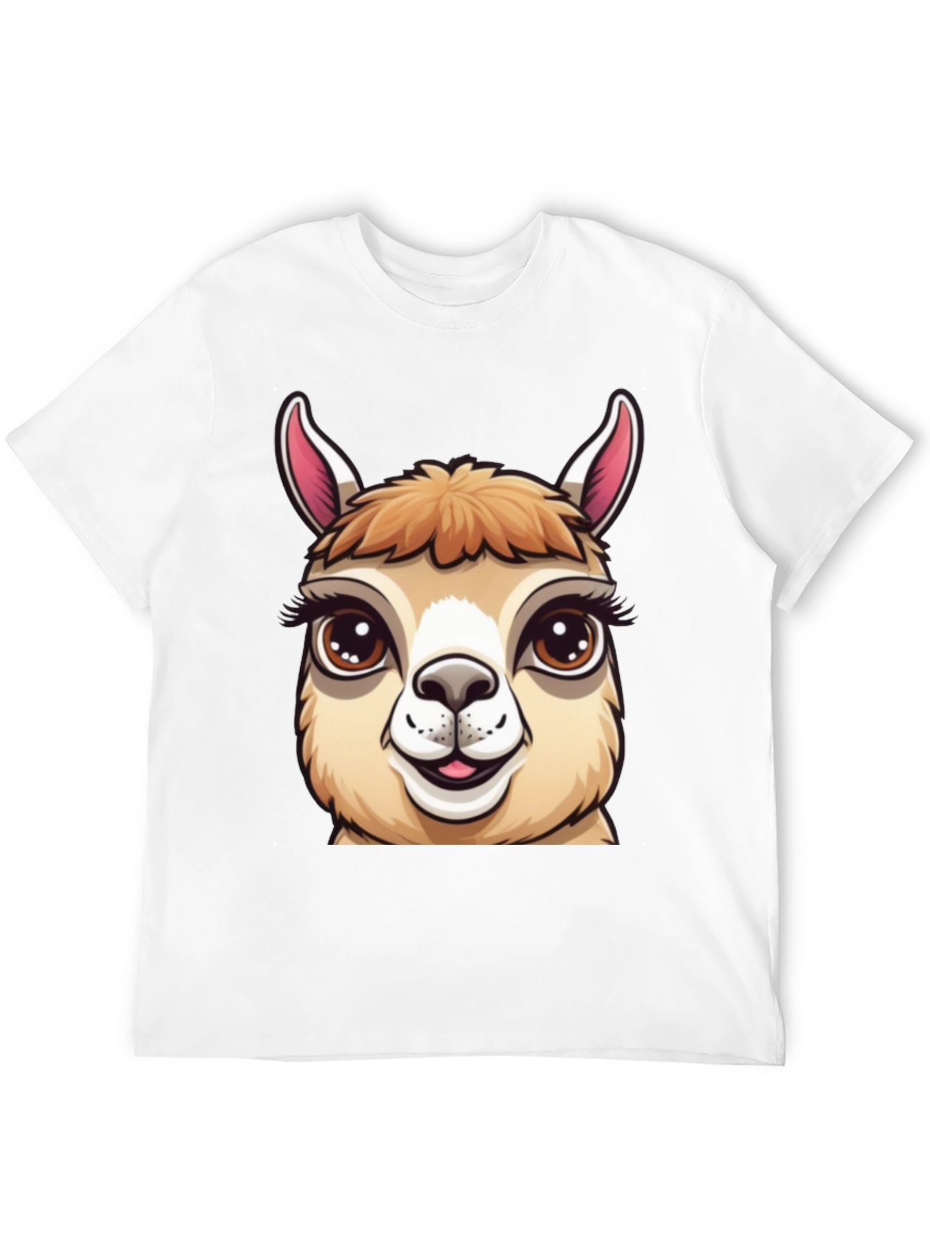 Llama Graphic Tee - Cute Animal T-Shirt