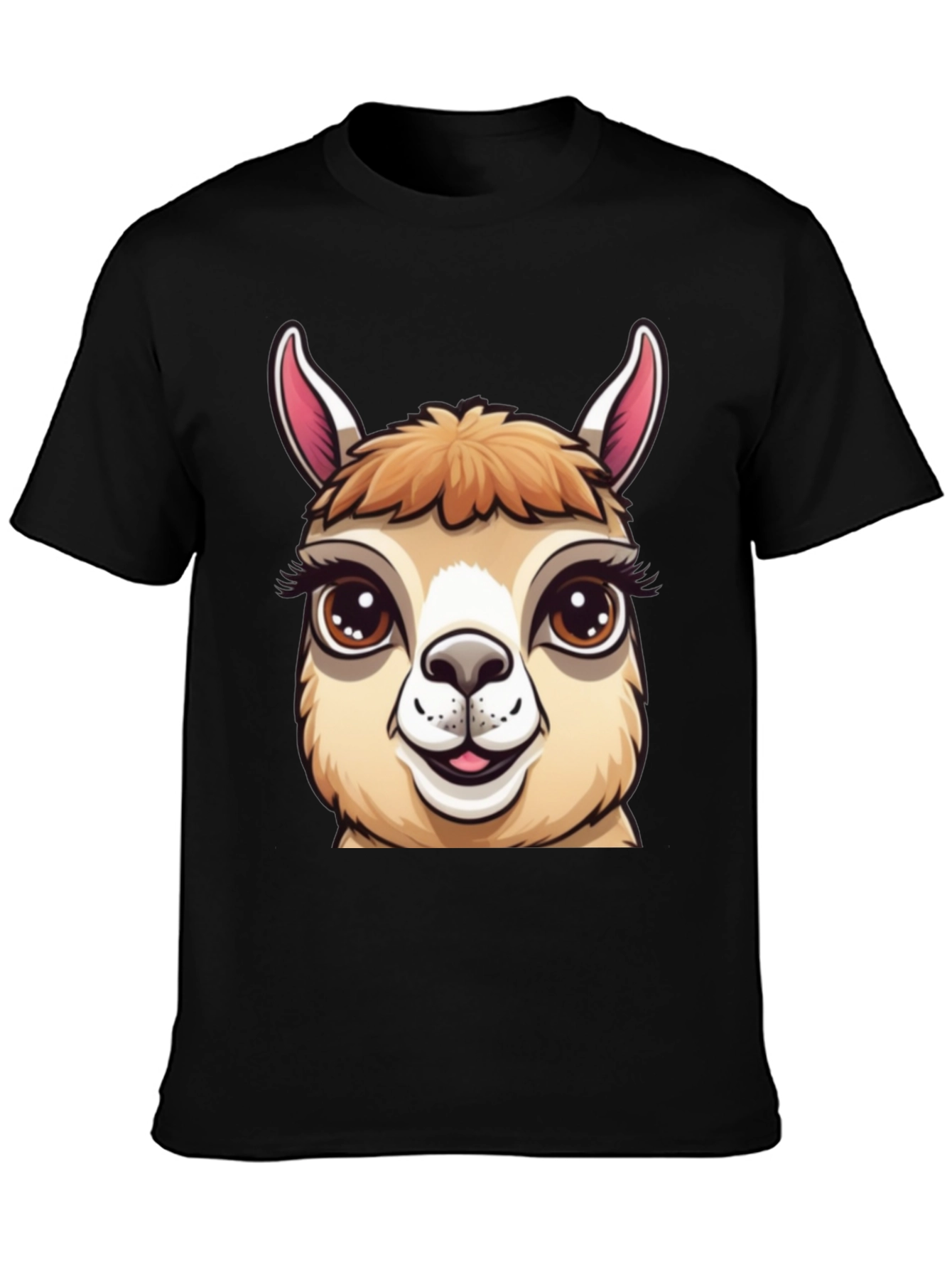 Llama Graphic Tee - Cute Animal T-Shirt