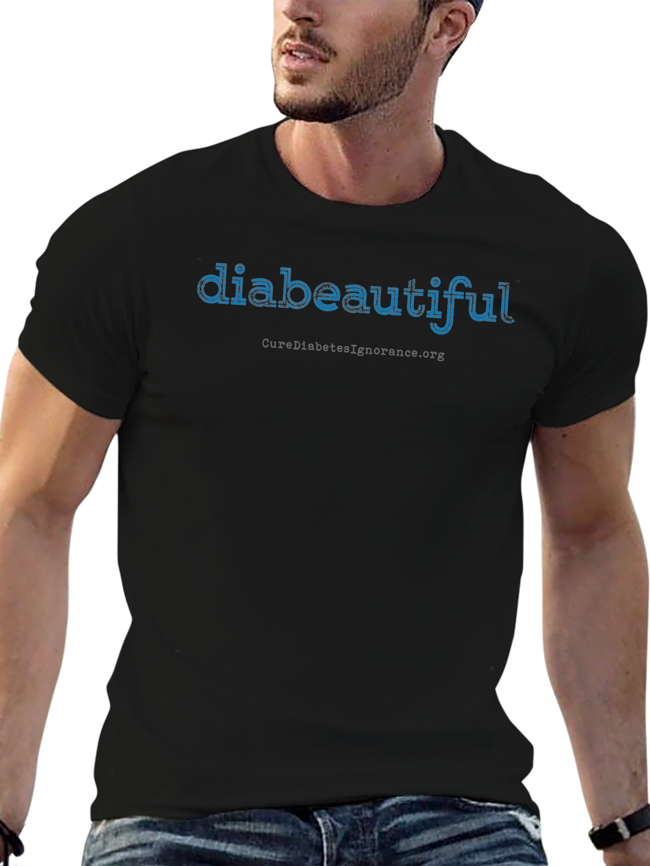 Diabeautiful T-Shirt - Cure Diabetes Ignorance