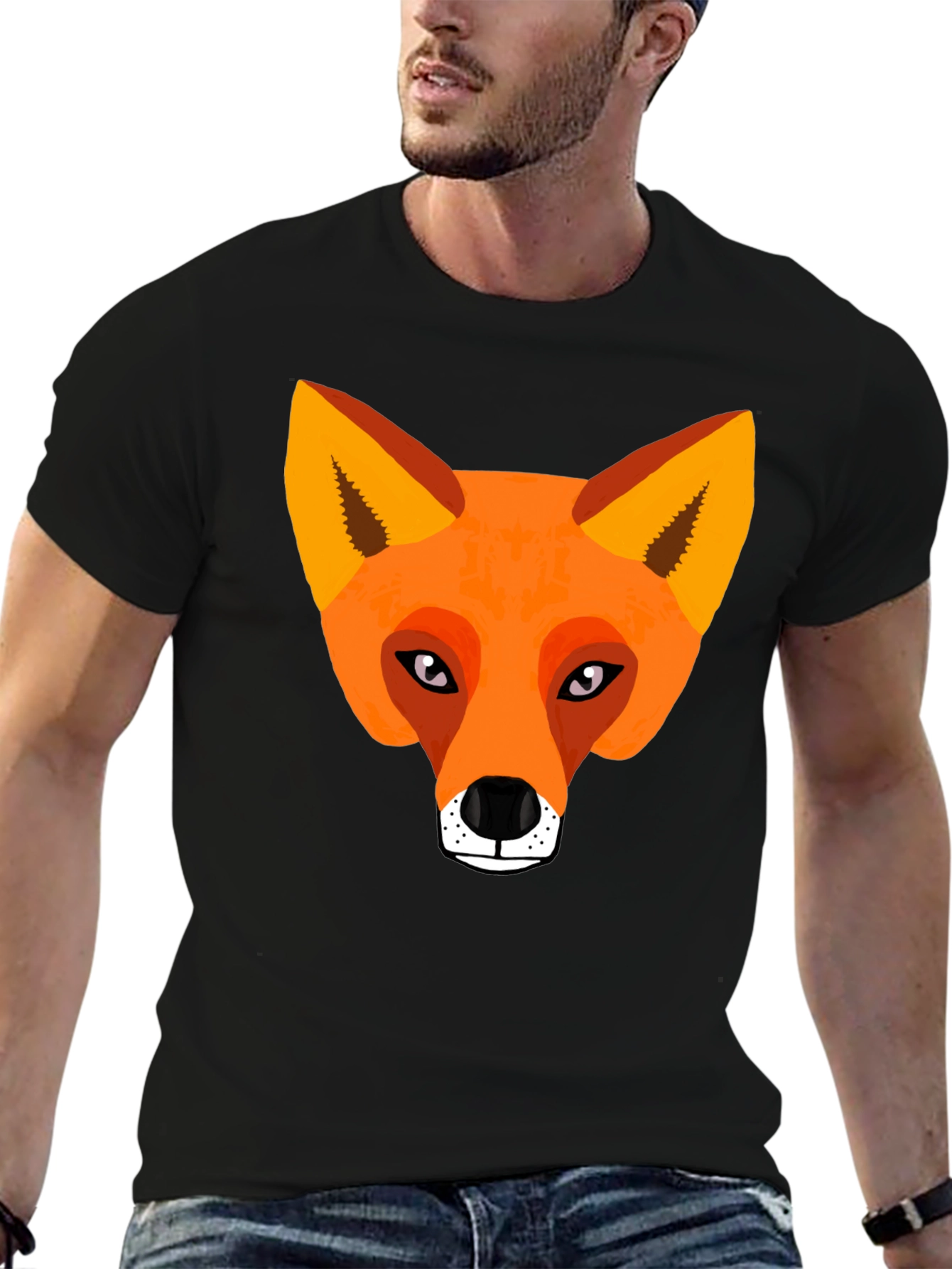 Fox Graphic Tee - Cool Animal Design Shirt