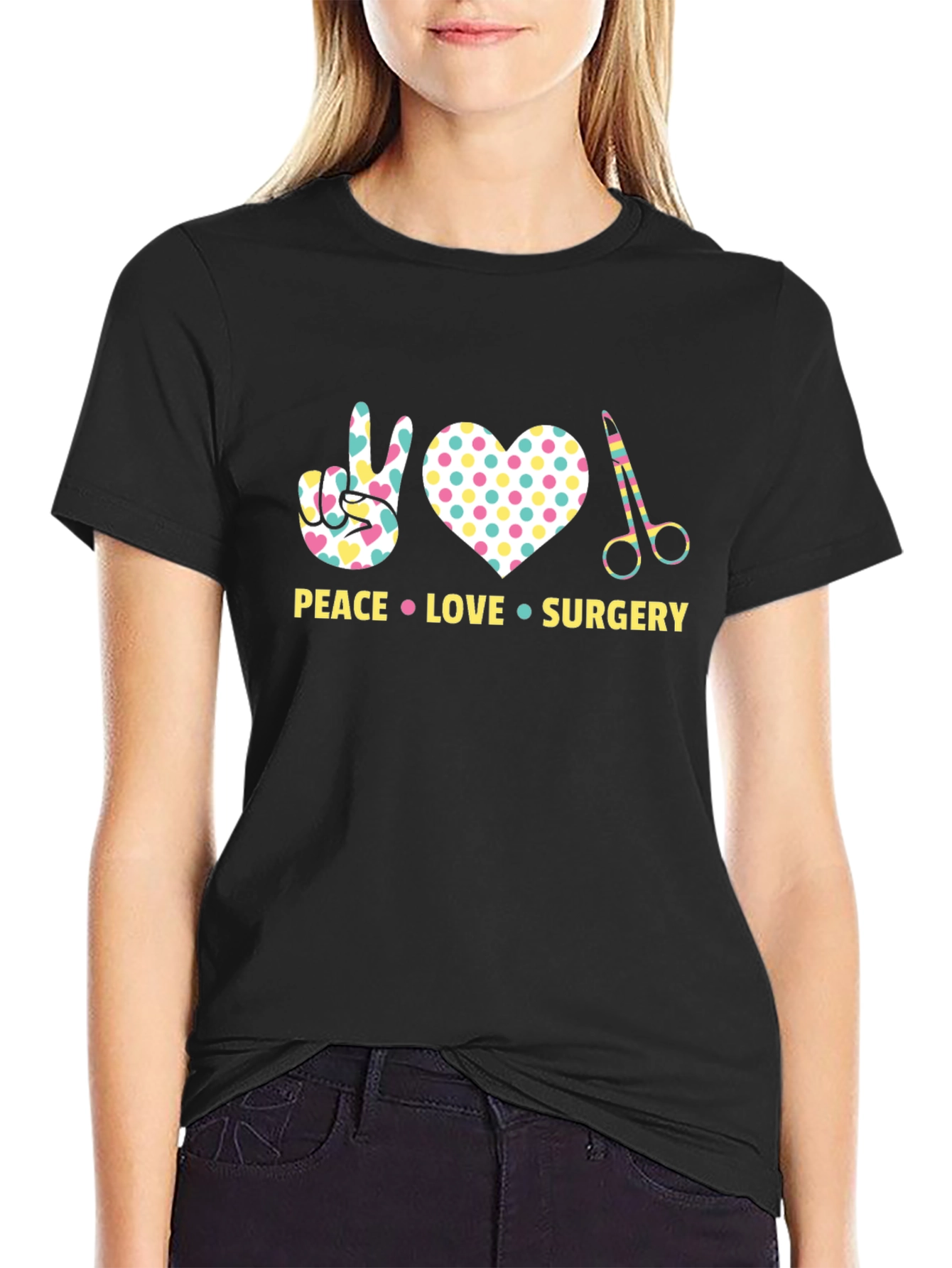 Peace Love Surgery Graphic Tee