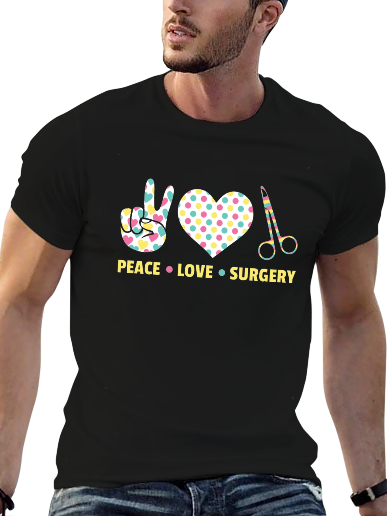 Peace Love Surgery Graphic Tee