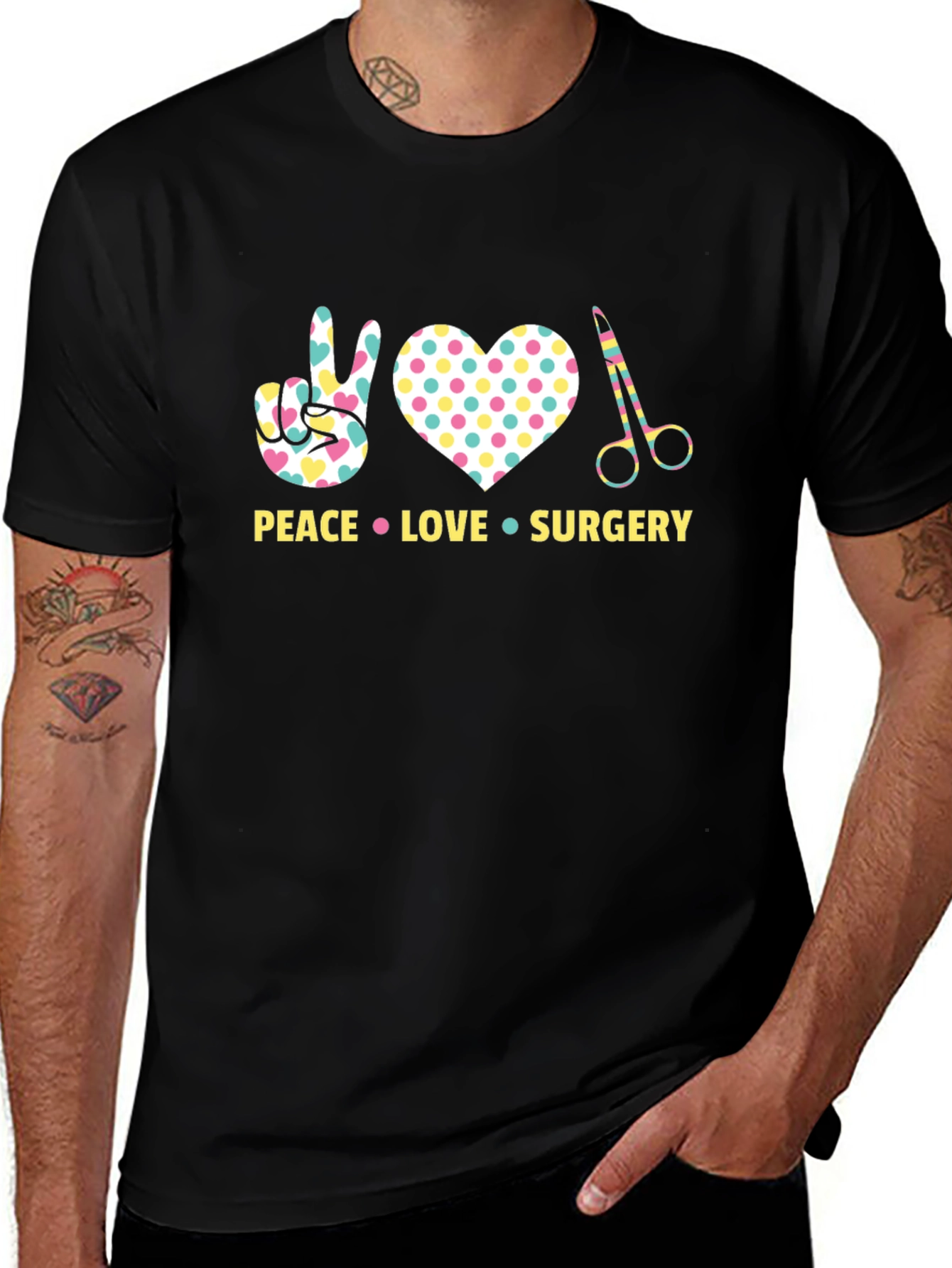 Peace Love Surgery Graphic Tee