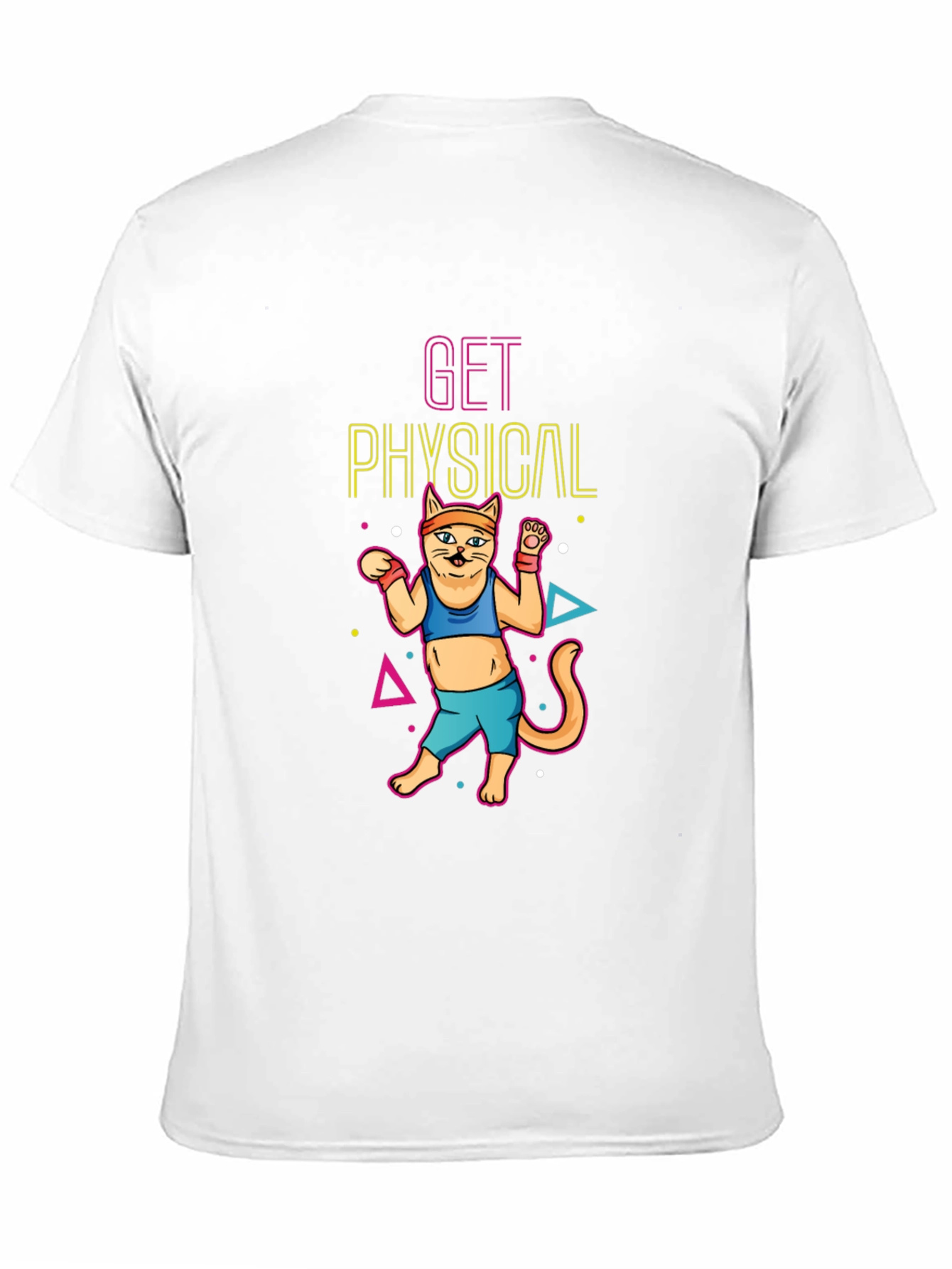 Get Physical Cat Black T-Shirt