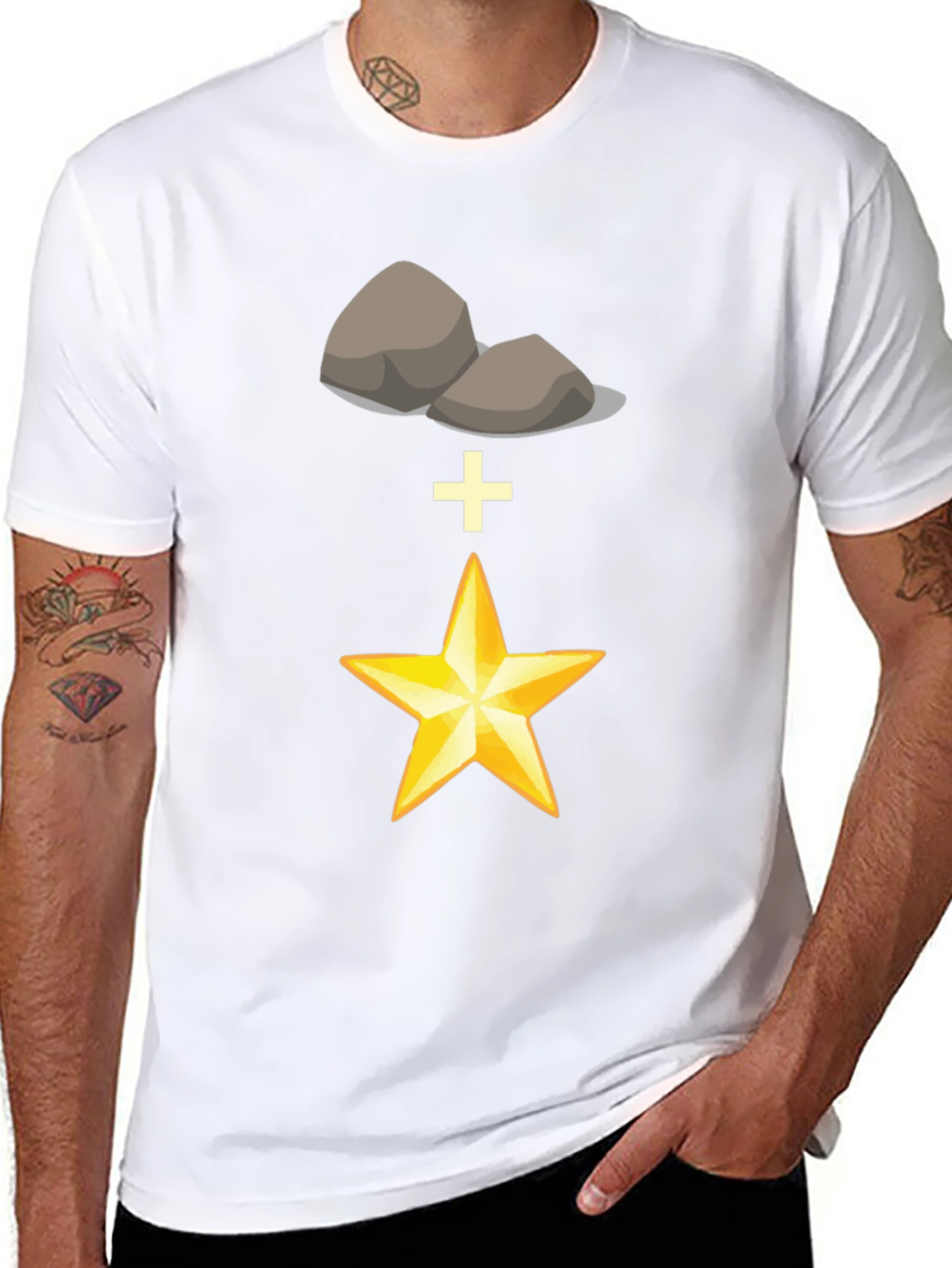 Rock Star T-Shirt - Black Graphic Tee