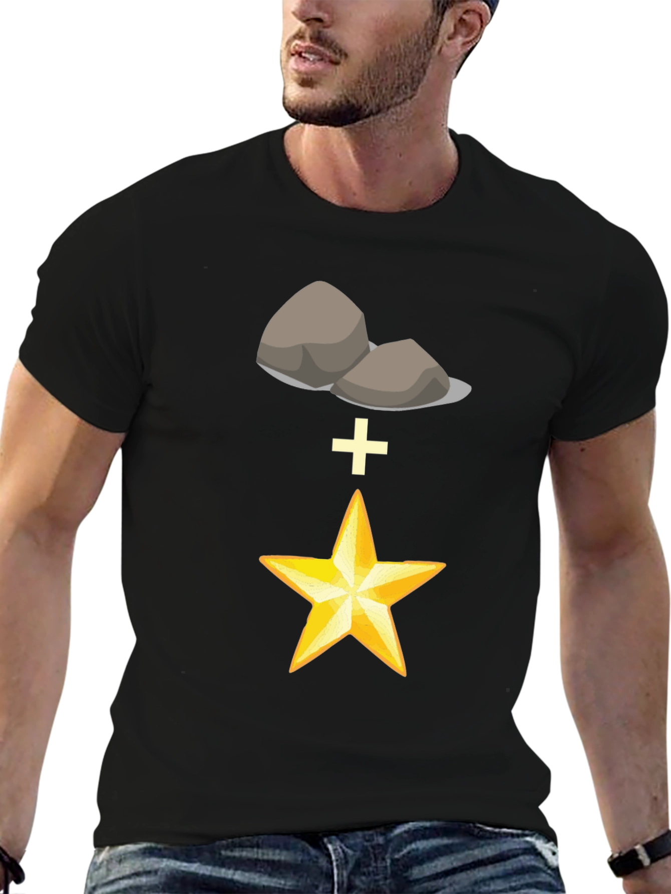 Rock Star T-Shirt - Black Graphic Tee