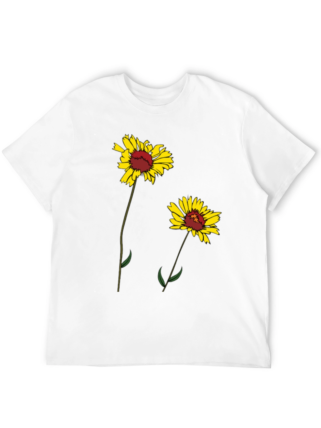Sunflower Graphic Black Tee